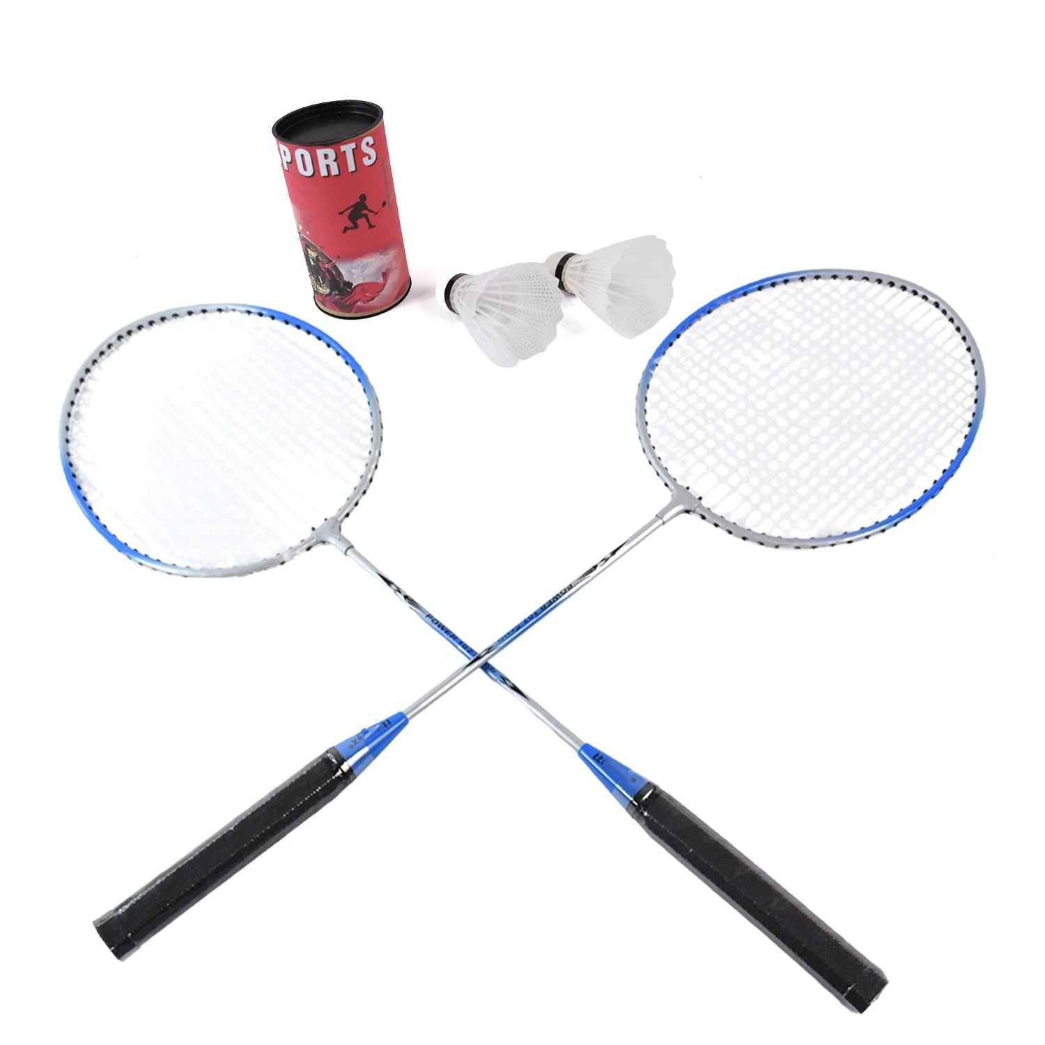 Badminton Set – Lightweight Metal Rackets with Carry Case