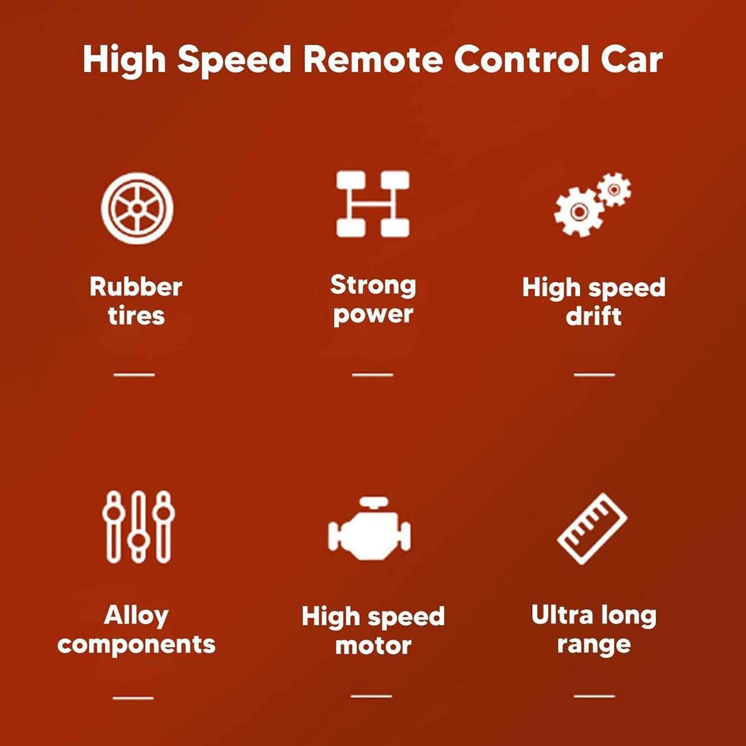 Metal RC Supercar – High-Speed Remote Control Racing Car
