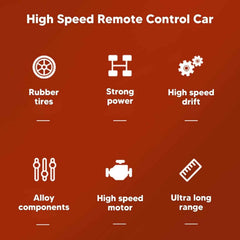 Metal RC Supercar – High-Speed Remote Control Racing Car