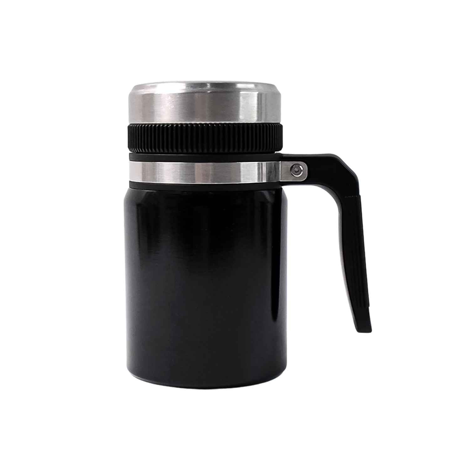 Stainless Steel Vacuum Coffee Cup – 600ml Anti-Scald, Non-Slip