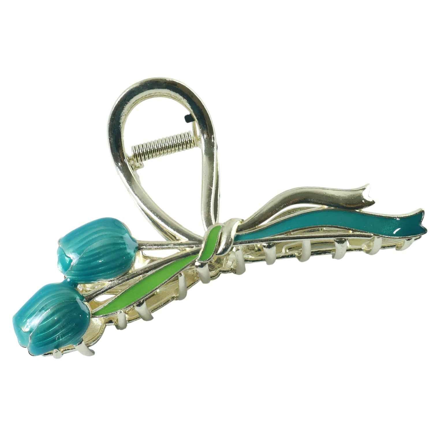 Hair Claw Clip – Elegant Floral Design with Strong Grip