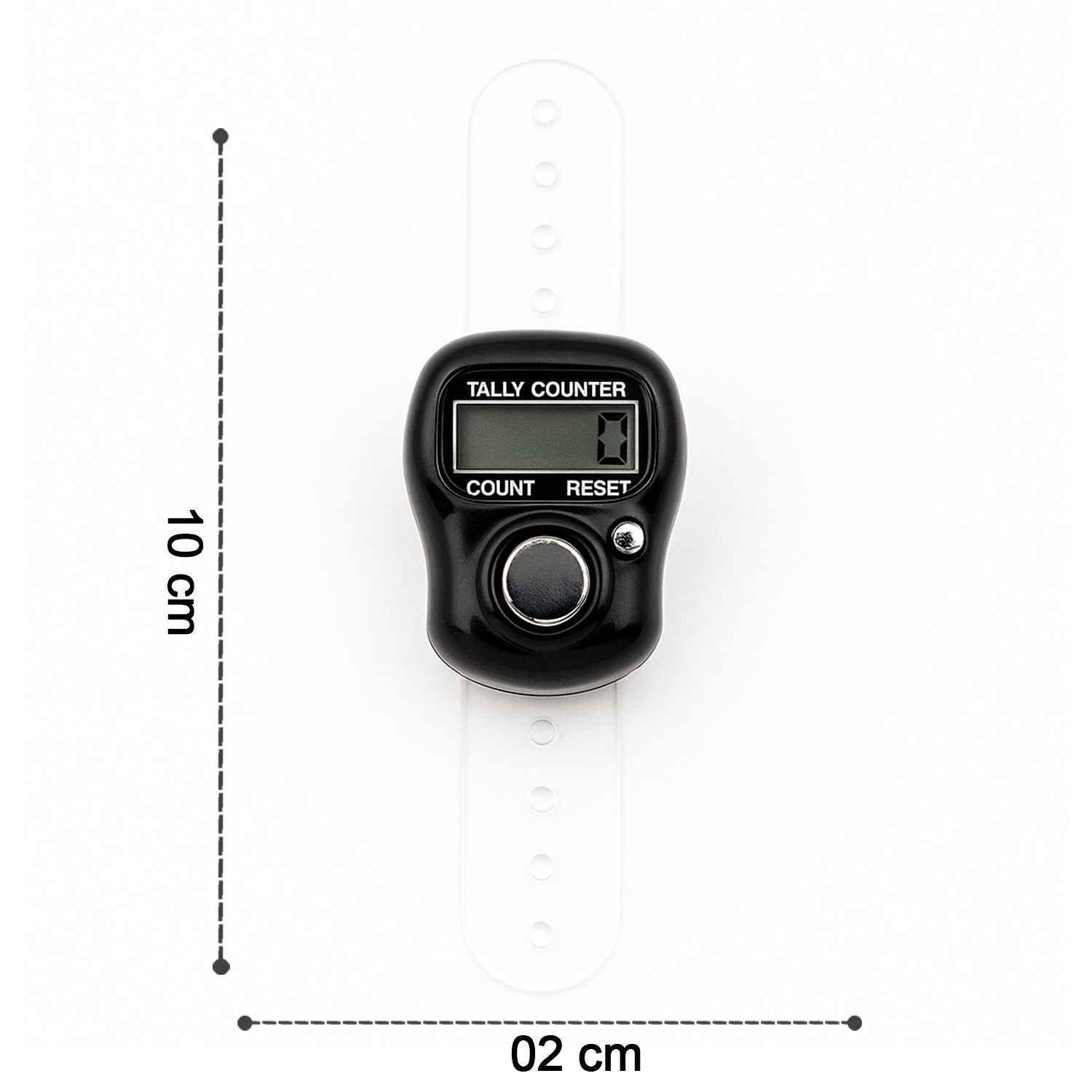 Finger Tally Counter – Portable Digital Counter with Adjustable Strap