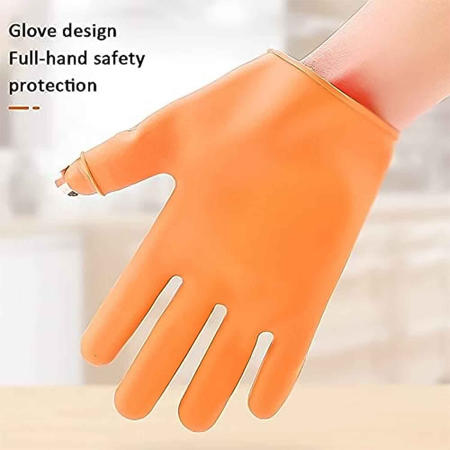 Thumb Knife Finger Protector – Right Hand Silicone Glove | Grow Wear