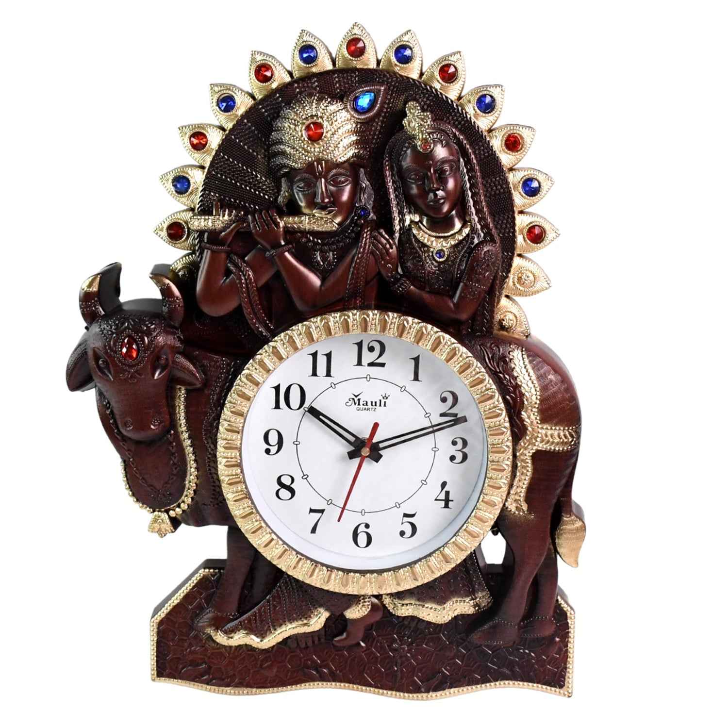 Radha Kishan Analog Wall Clock – Stylish Home Decor Accent