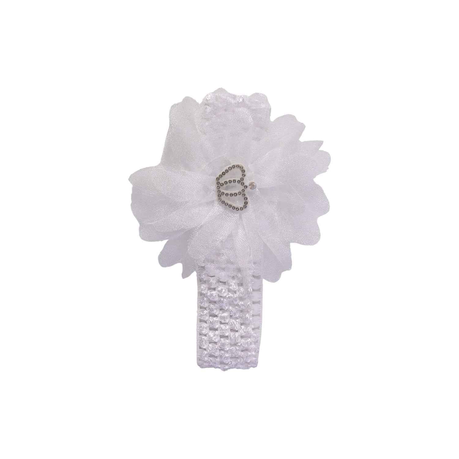 Baby Hair Headband Ð Soft Elastic Floral Crown Accessory