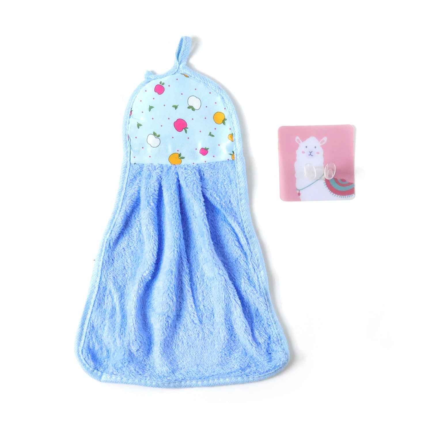 Soft Microfiber Hanging Hand Towel – Quick-Dry with Adhesive Hook