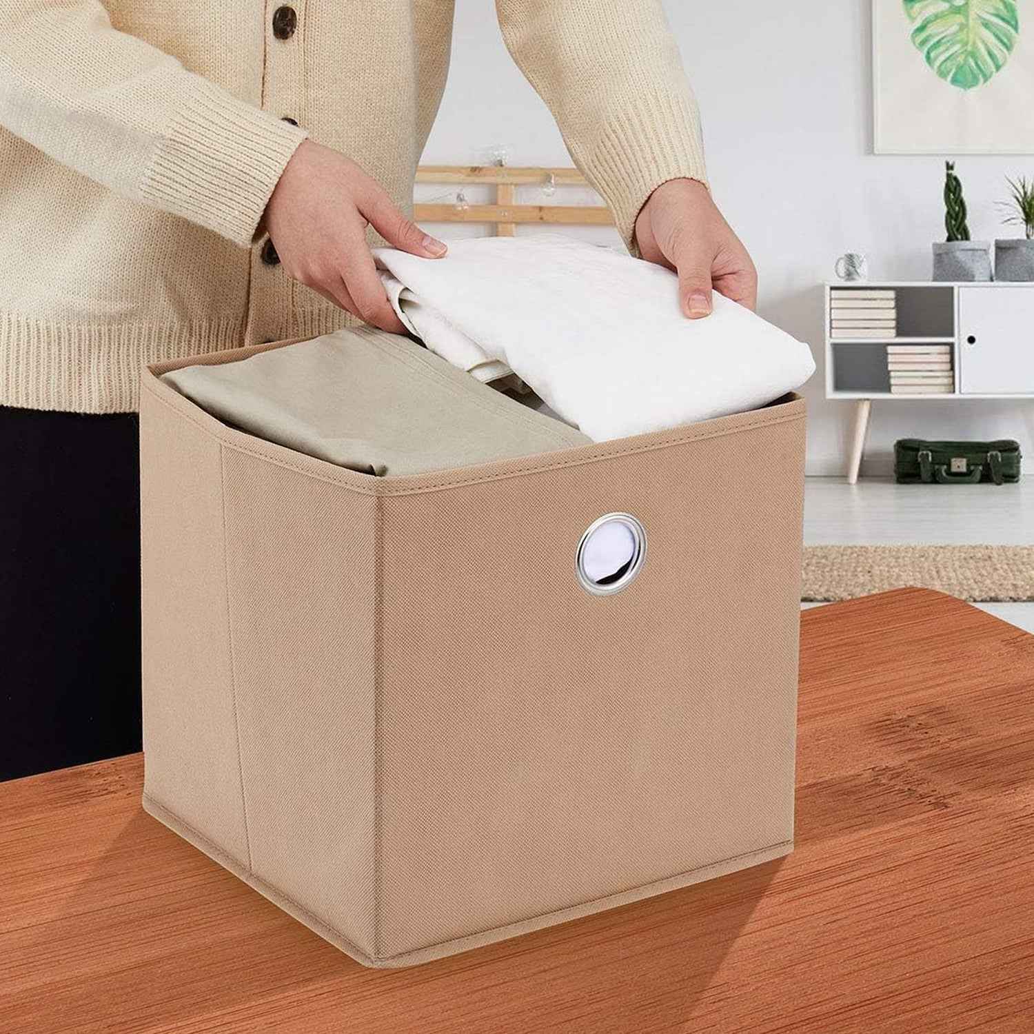 Foldable Storage Box – Space-Saving Jute Organiser | Organivo