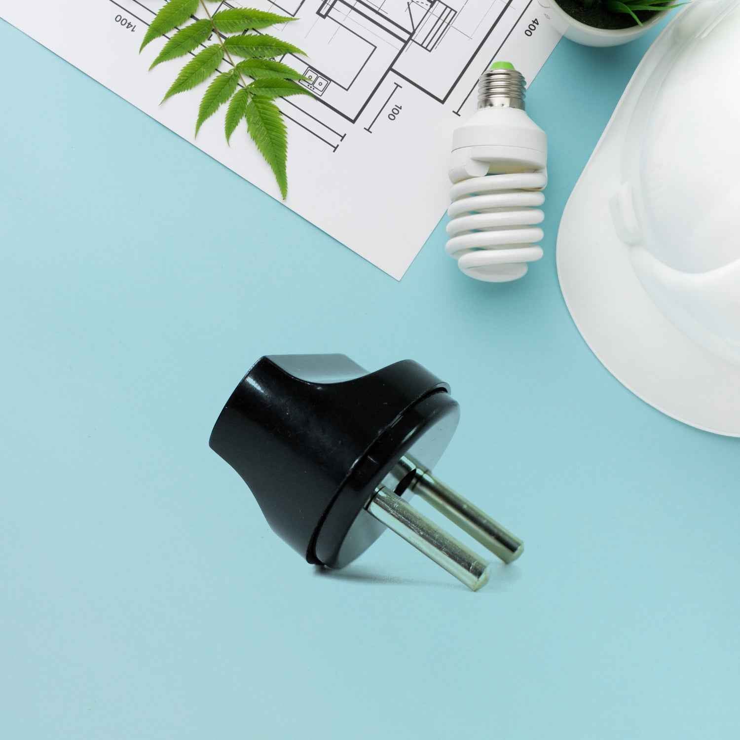 2 Pin Plug Adapter – Universal to Indian Socket Converter | Compshop