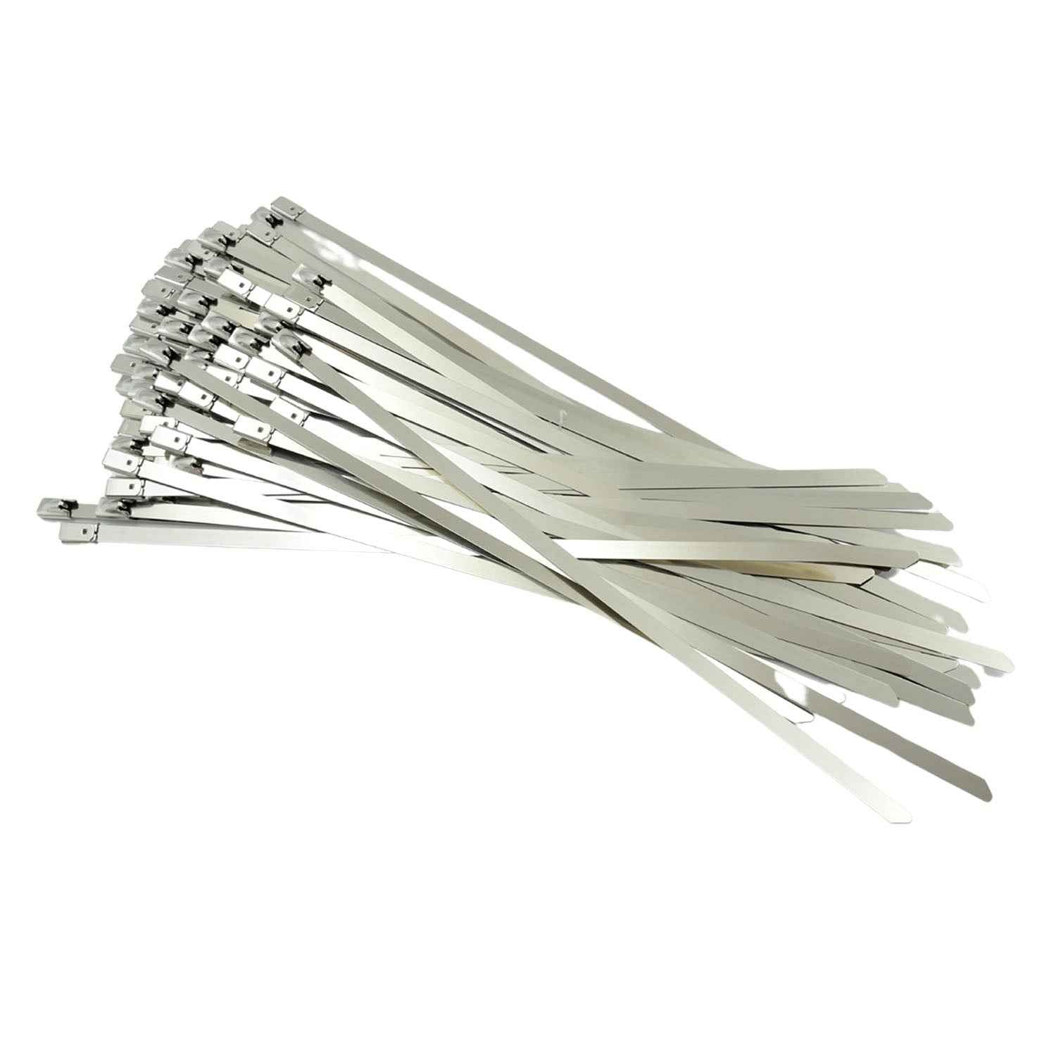 Stainless Steel Cable Ties – Heavy-Duty, 100 Pc |