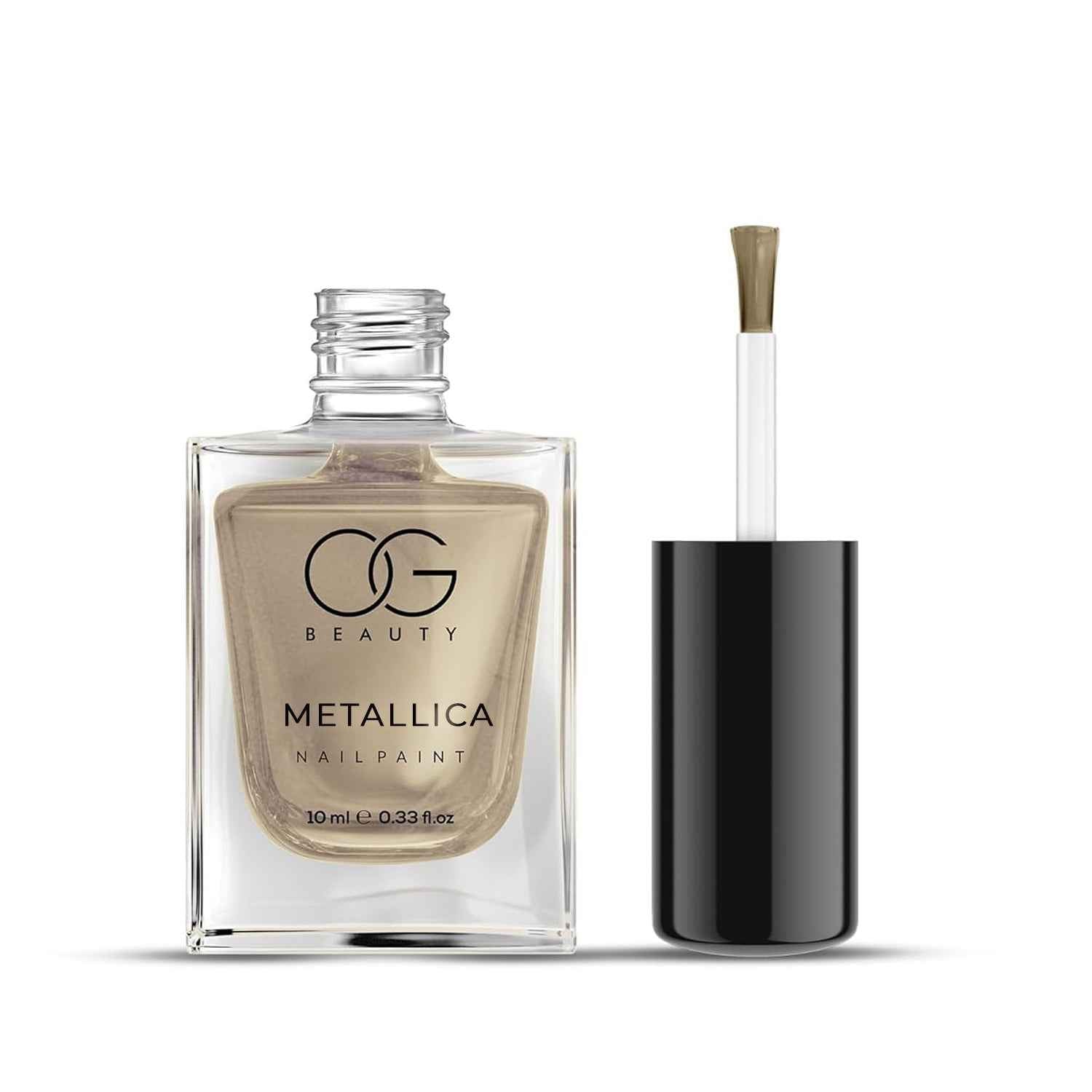 Metallic Nail Polish – High-Shine Vintage Brass Gold Finish