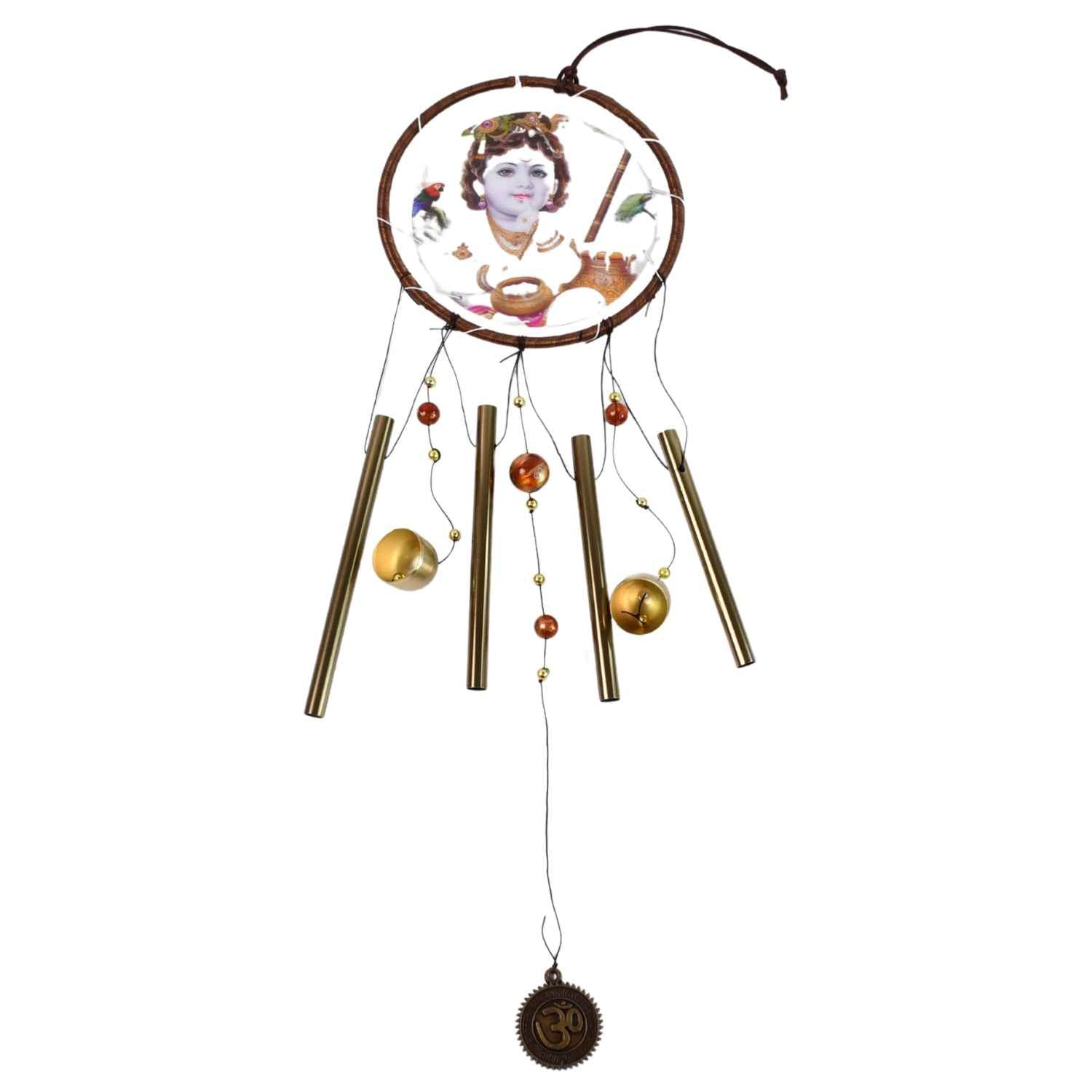 Krishna Dream Catcher Wind Chime – Spiritual Melody Decor