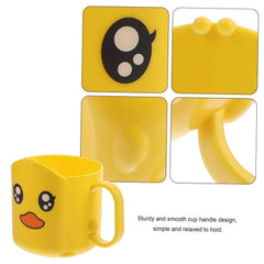 Toothie Tumbler plastic toothbrush cup in vibrant colors with handle