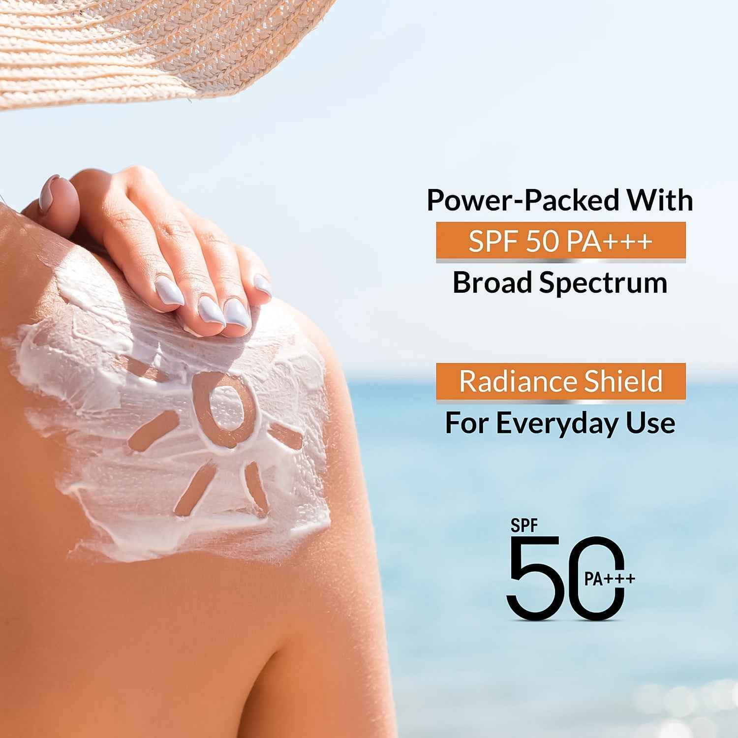 Vitamin C Sunscreen SPF 50 PA+++ – Brightening & UV Protection