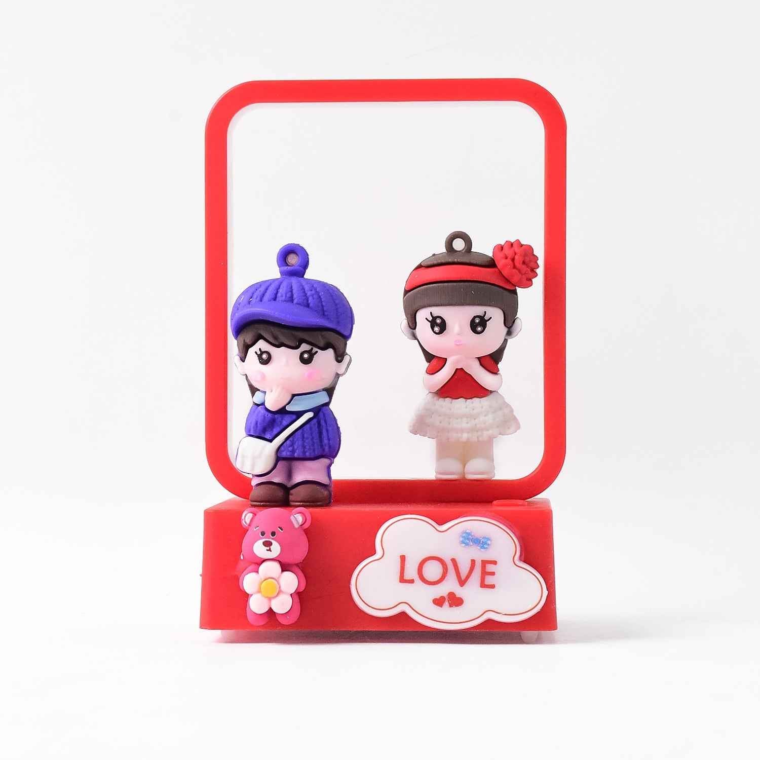 Love Couple LED Figurine Light – Romantic Decorative Lamp
