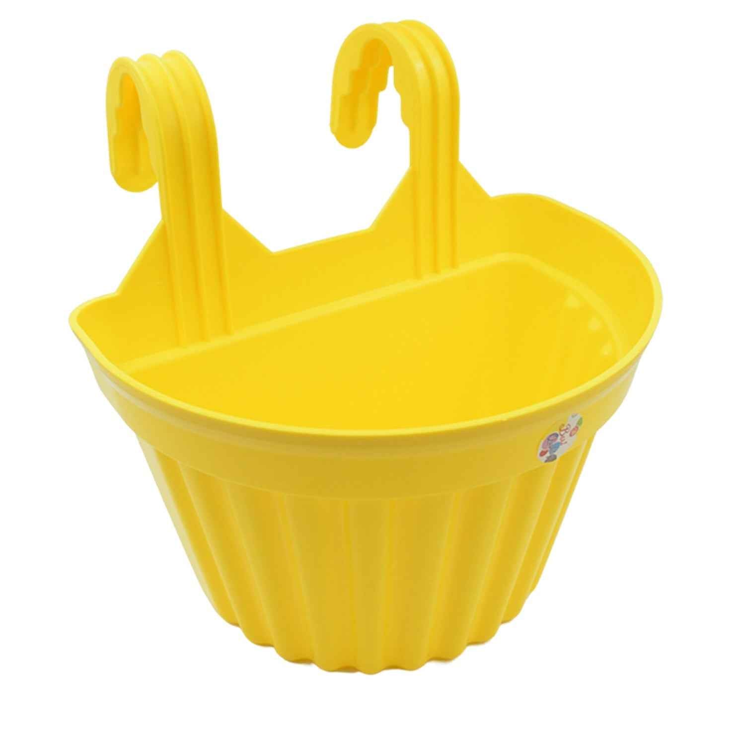Hanging Plastic Planters - Multicolor UV-Stabilised | Indo Glow