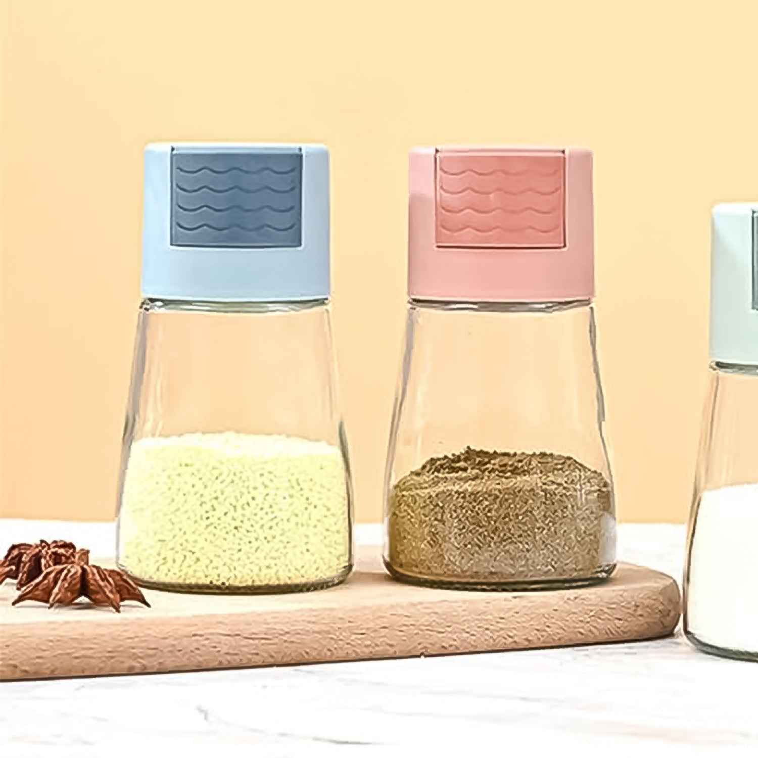 Glass Salt Dispenser – Precise 0.5g Seasoning Control | Vastate