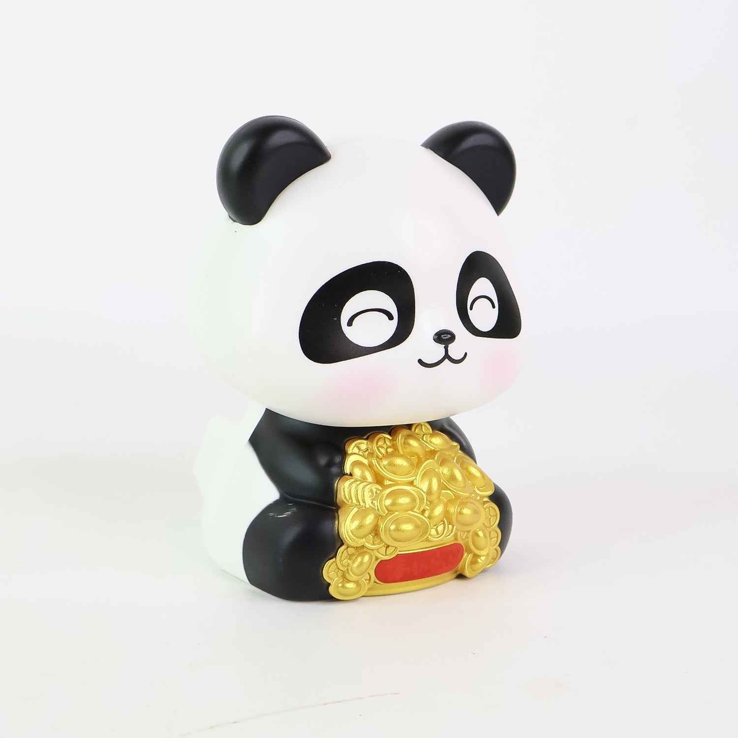 Solar Panda Car Decor – Moving Dashboard Showpiece | Velvet Wheels