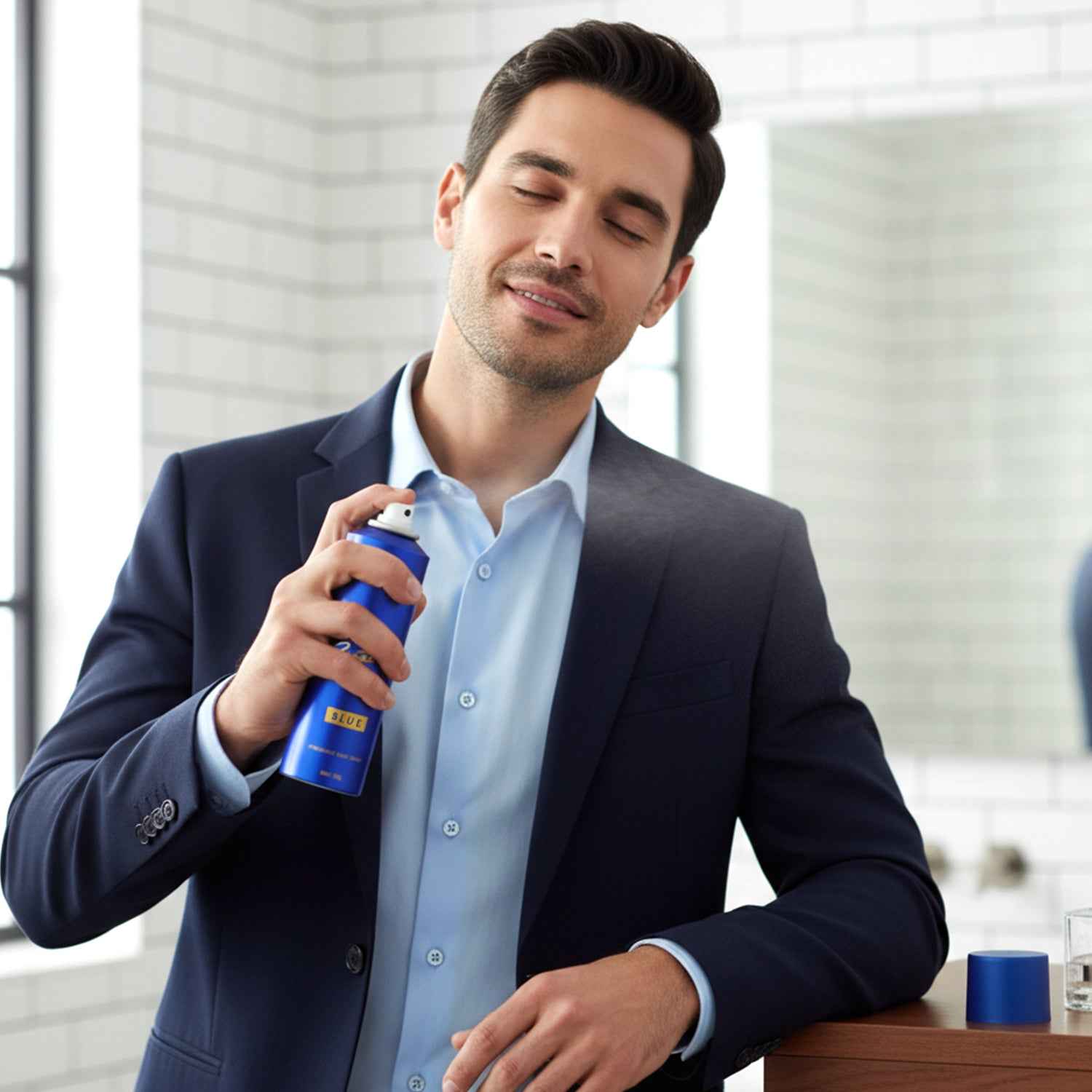 Signature Blue Body Spray – Long Lasting Fresh Masculine Scent