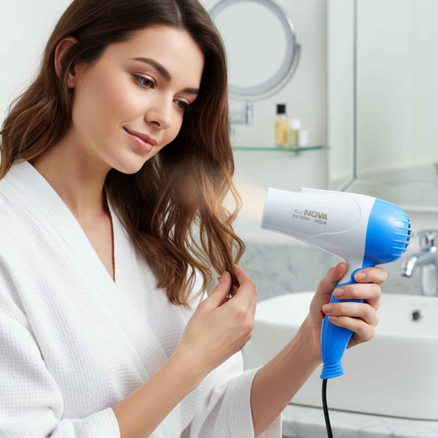 Foldable Hair Dryer – Compact & Travel-Friendly for Quick Drying