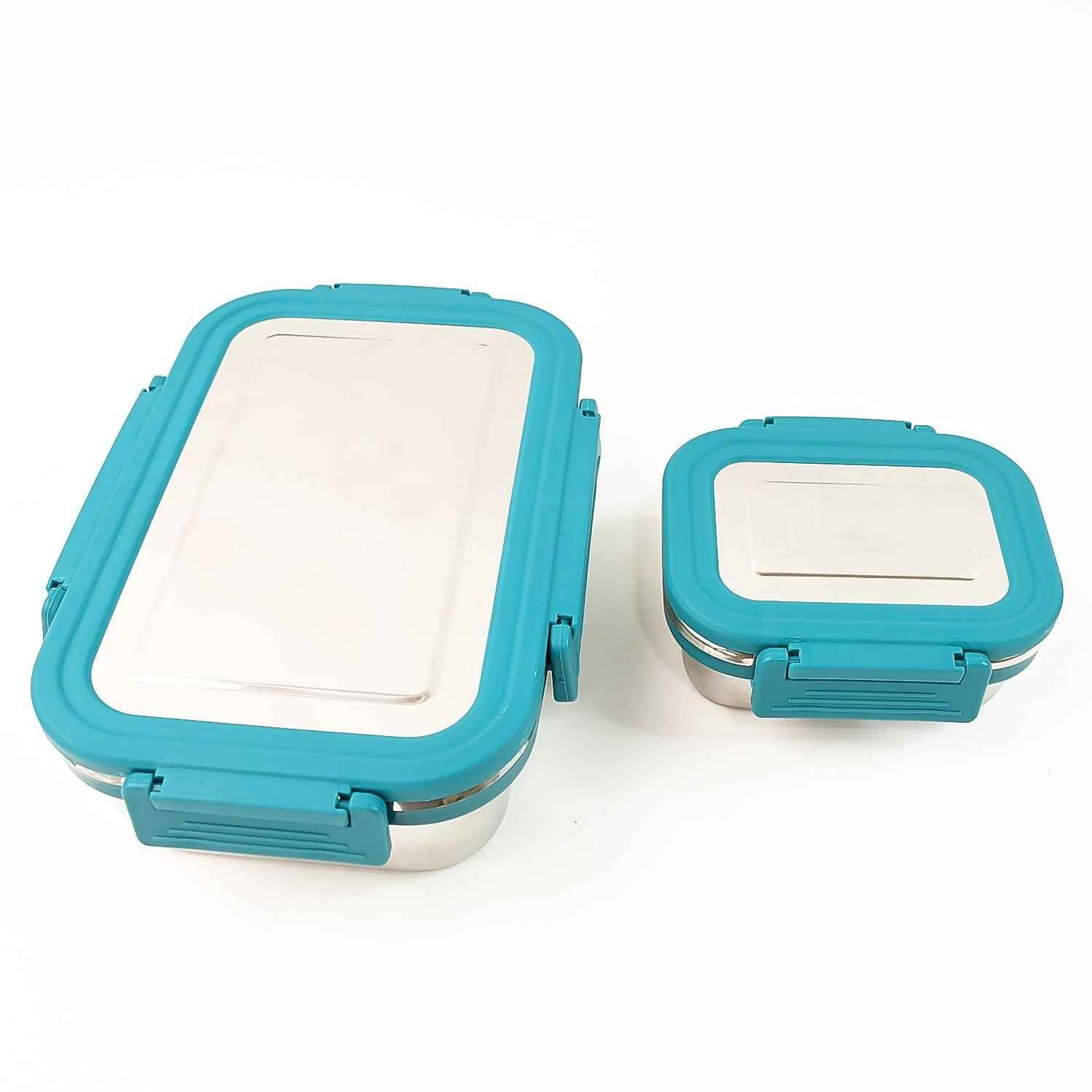 Stainless Steel Lunch Box – Durable Leak-Proof 2 Pc Set