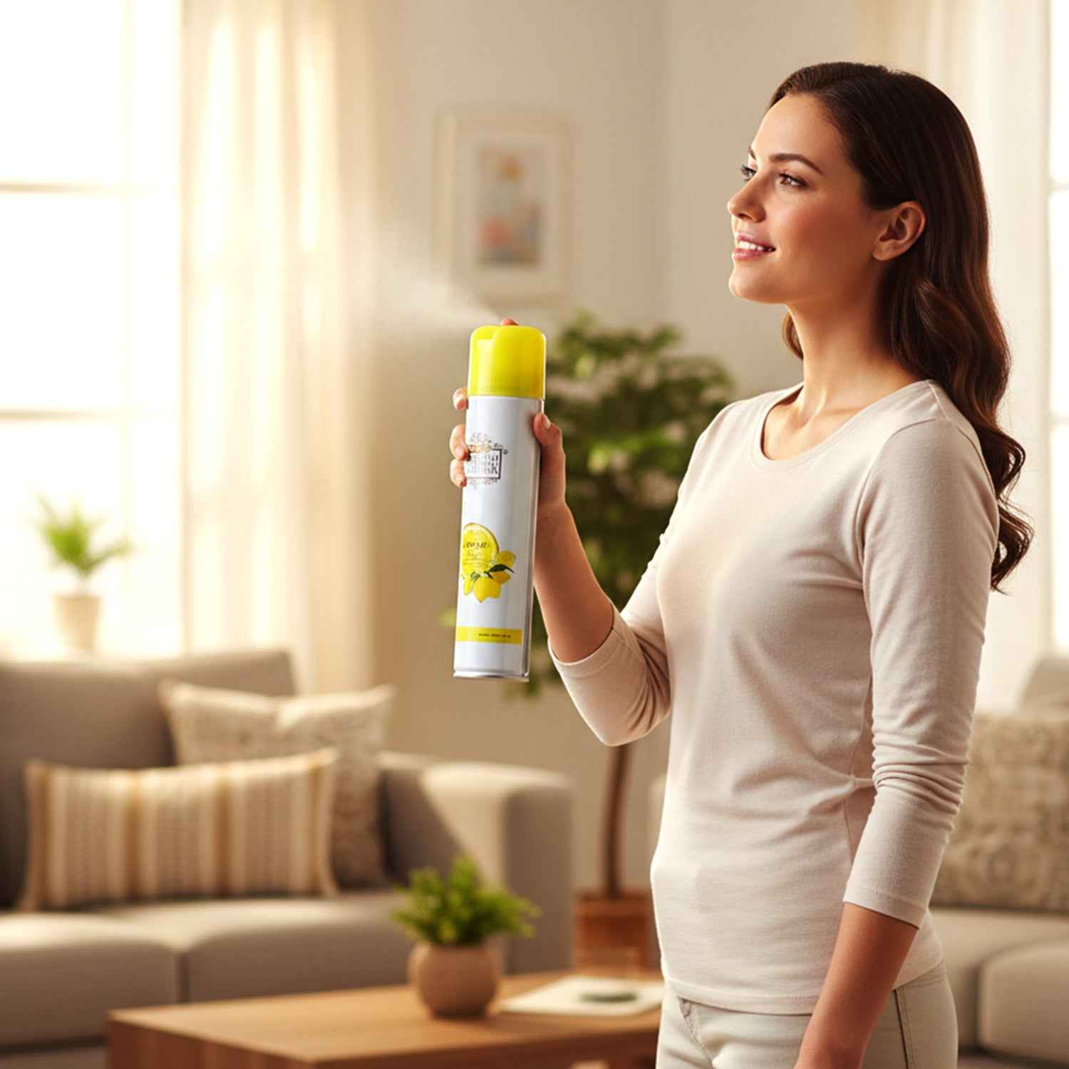 Lemon Air Freshener Spray – Fresh Citrus Fragrance for Any Space