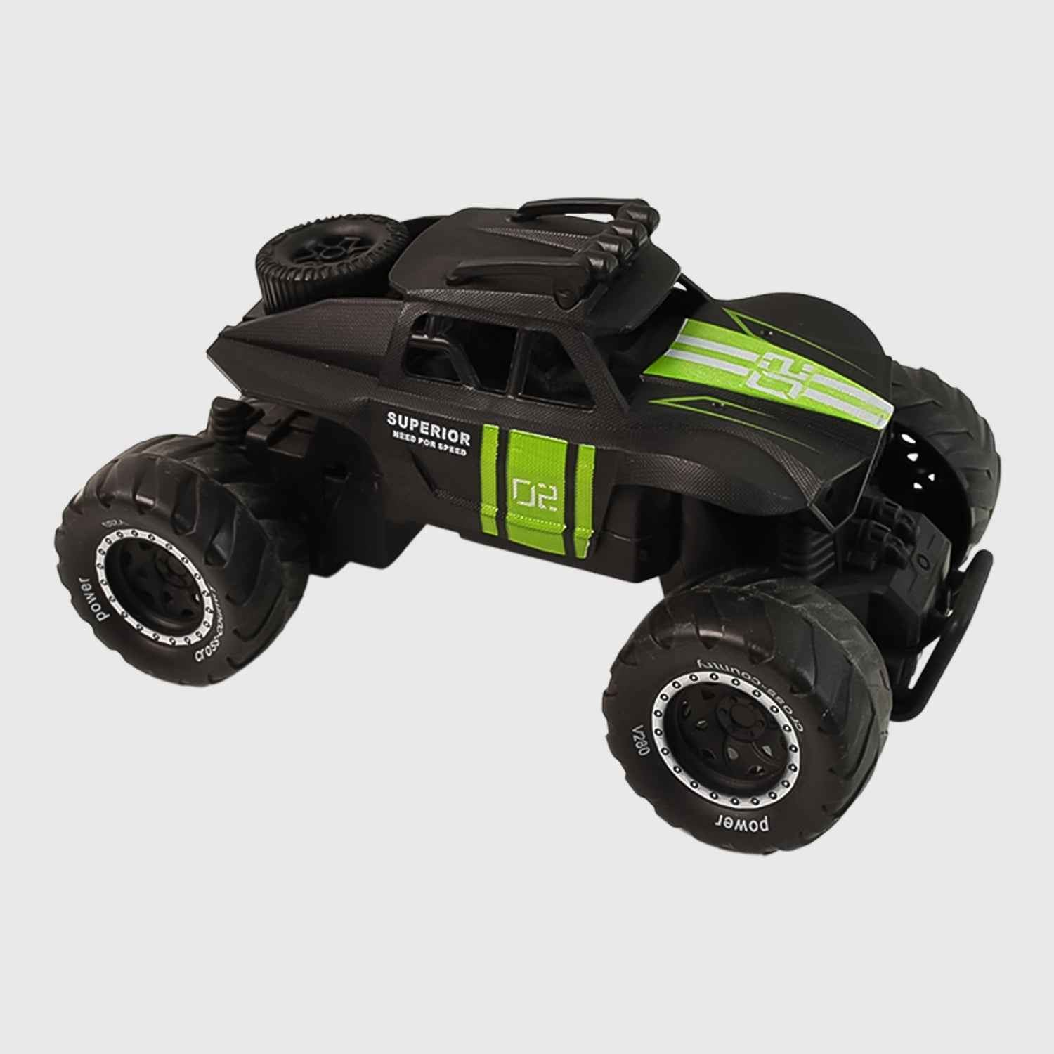 Remote Control Monster Truck Toy – Oversized Tires & Rugged Build