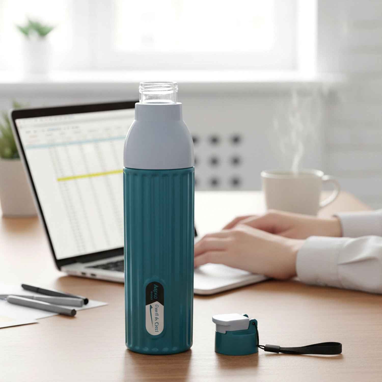 Sports Sipper Water Bottle – 1000ML Leakproof with Carry Strap