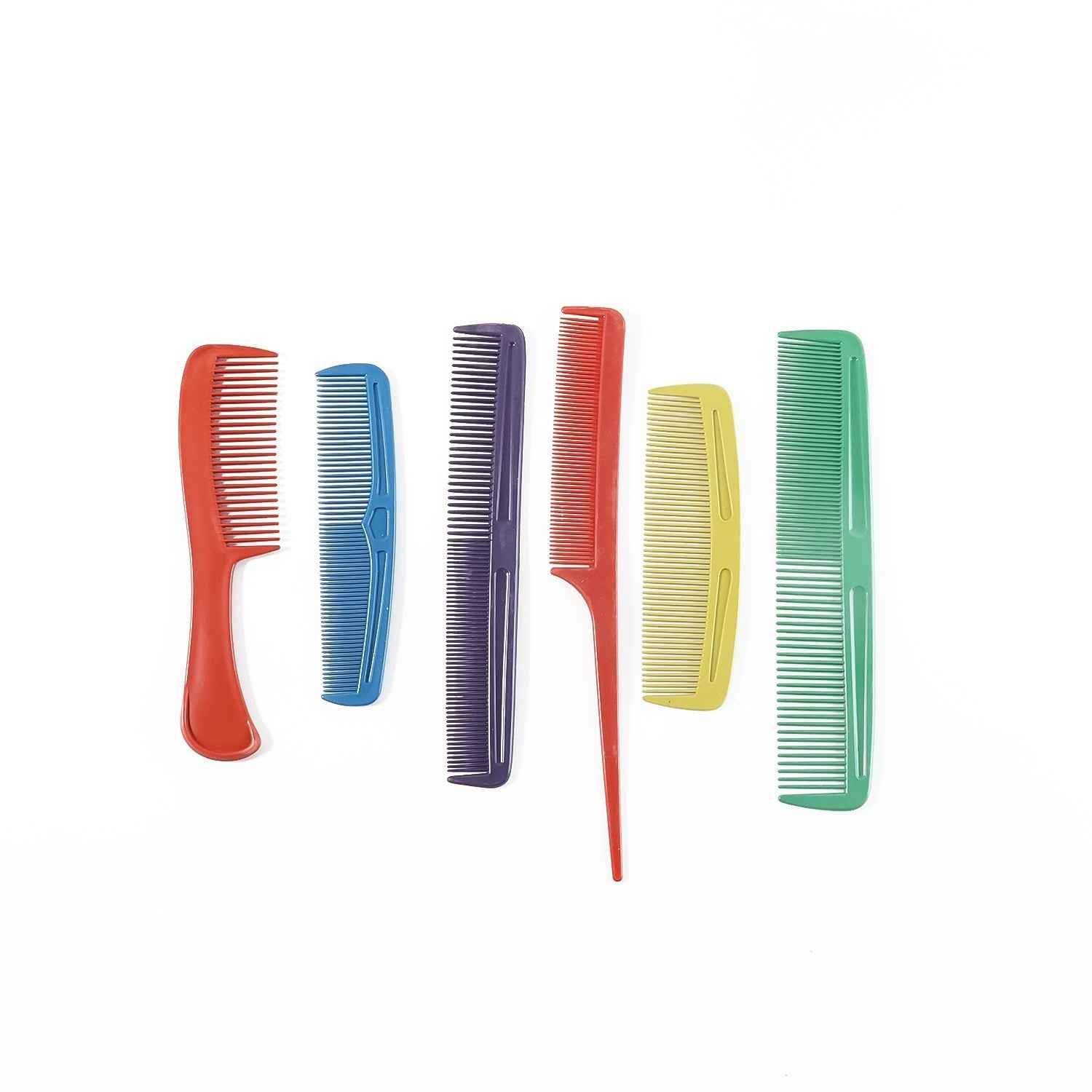 Hair Comb Set – 6-Piece Assorted Styling & Detangling Combs