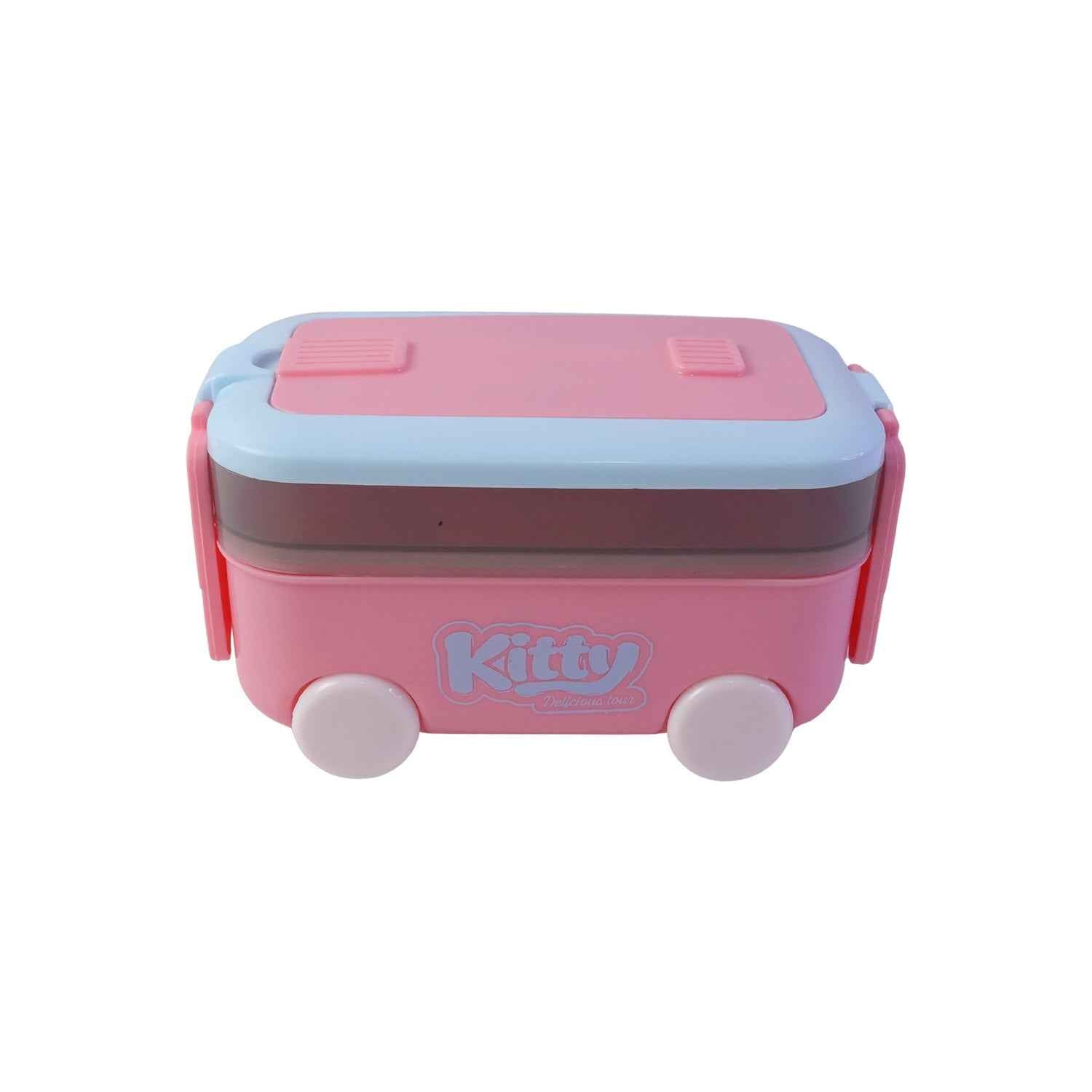 Kids Car Shape Lunch Box with Wheels Ð Fun and Leakproof Design