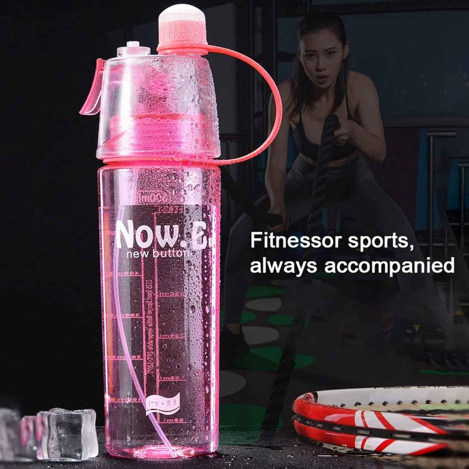 2-in-1 Mist Spray Water Bottle – 400ML BPA Free | Own Hydrate