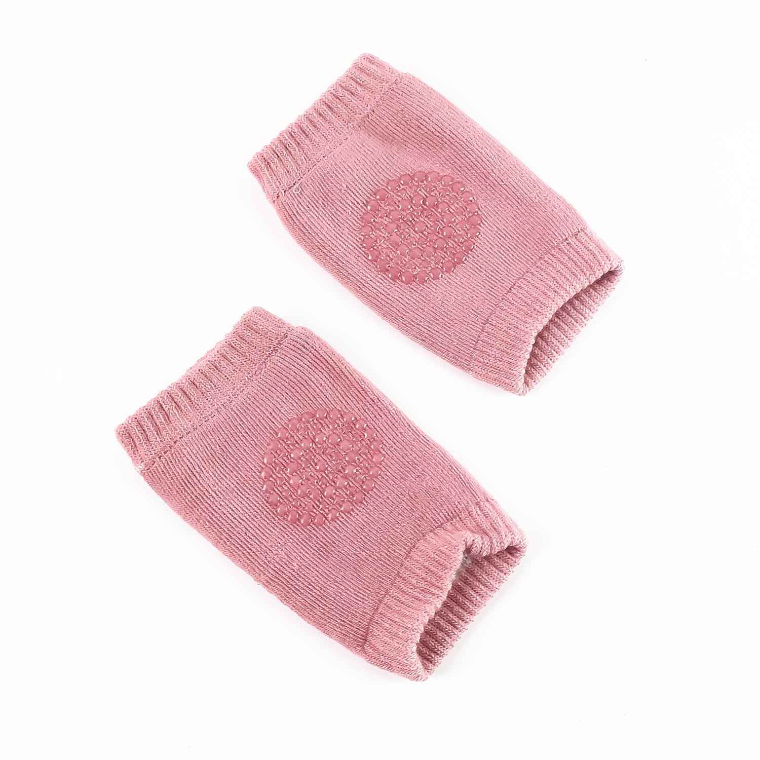 Toddler Knee Protectors – Pink Wool Knit Leg Warmers