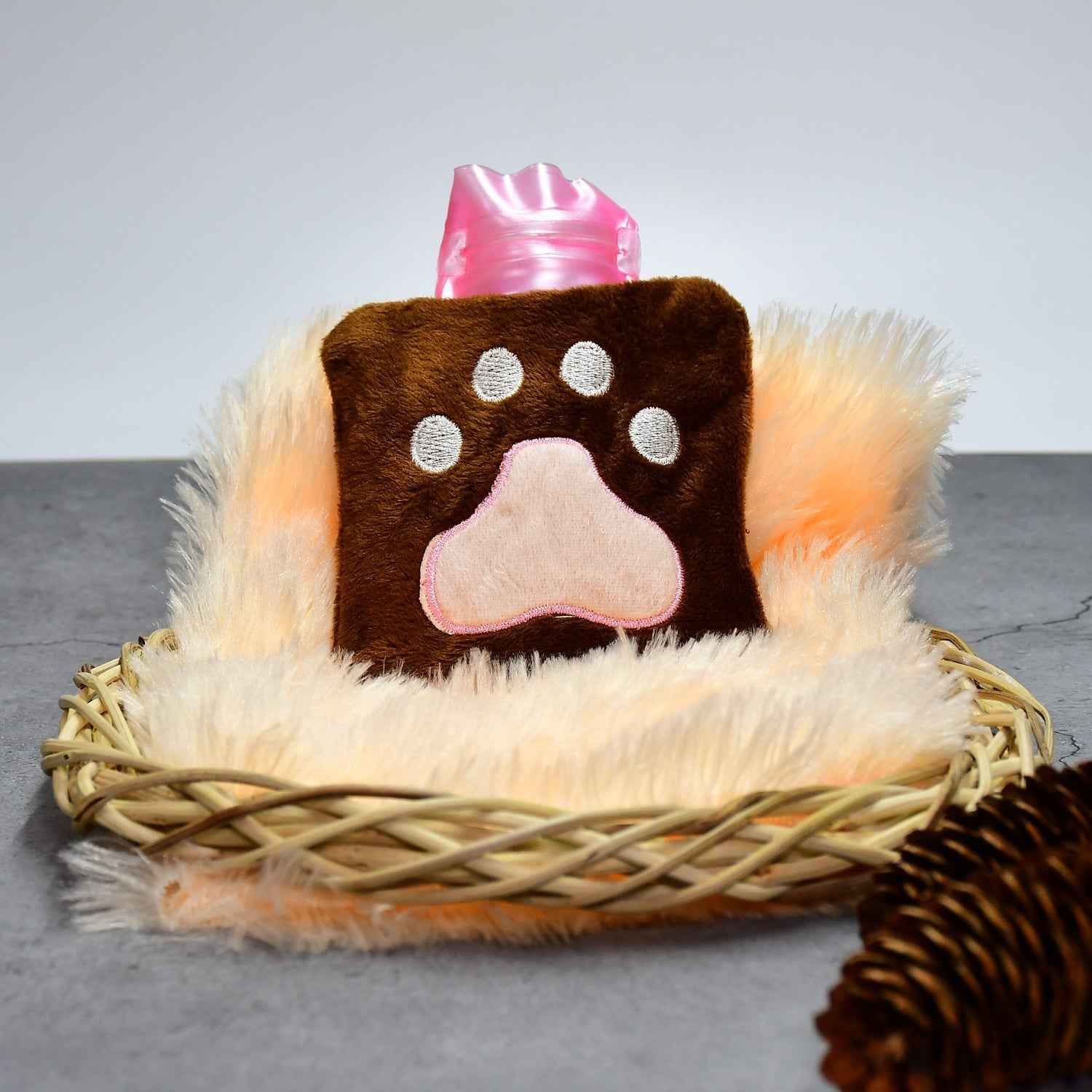 Small Paw Print Hot Water Bag Ð Effective Pain & Warmth Relief