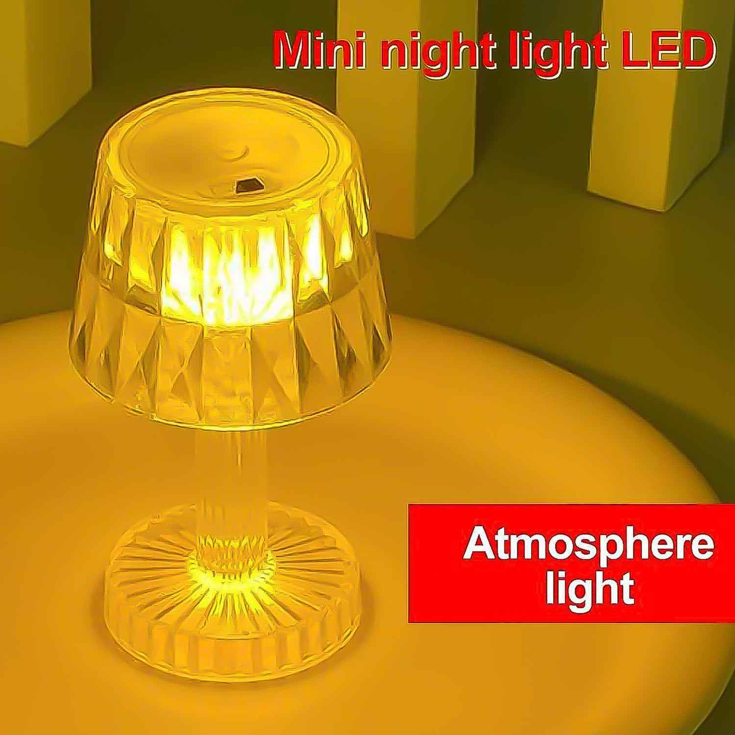 LED Candle Lamp – Portable Small Table Lamp | Tidy Table
