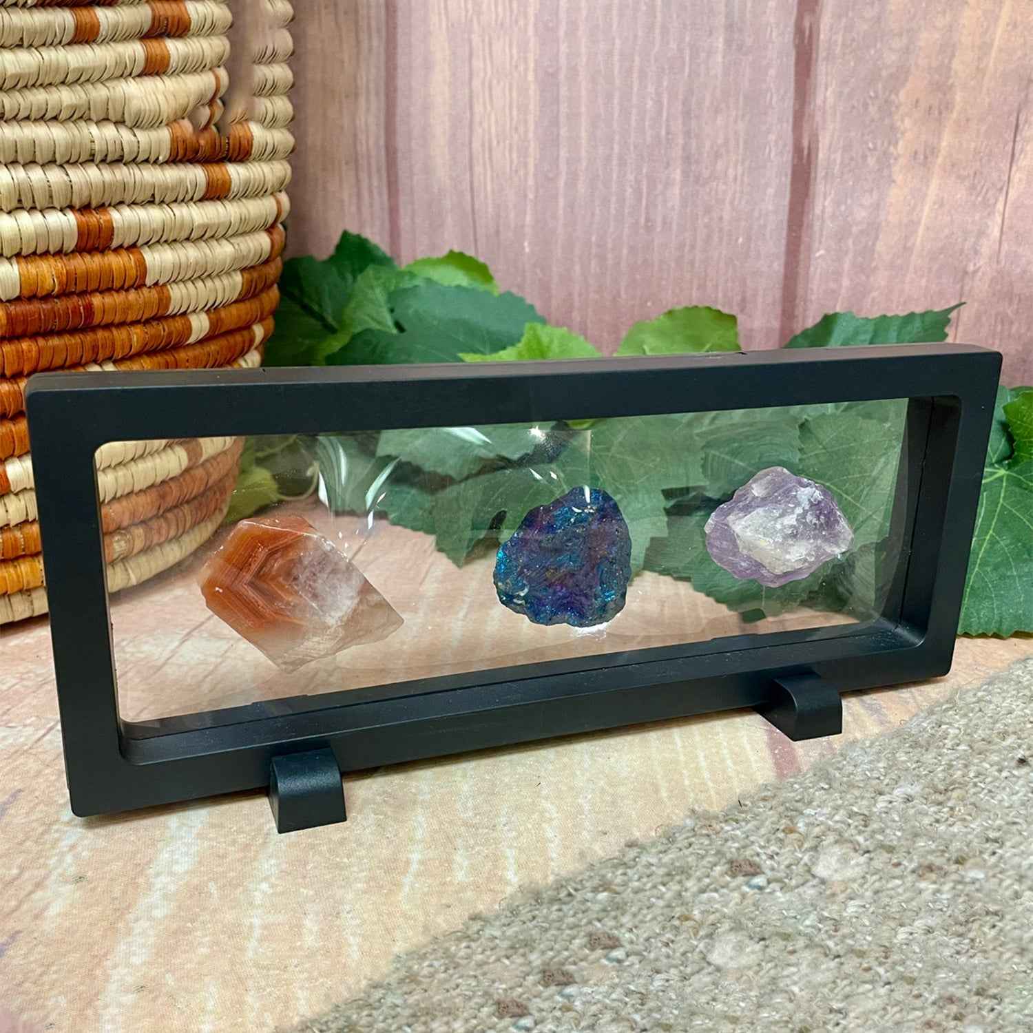 Jewellery Display Box – Transparent Floating Magnetic Frame 23x9 cm
