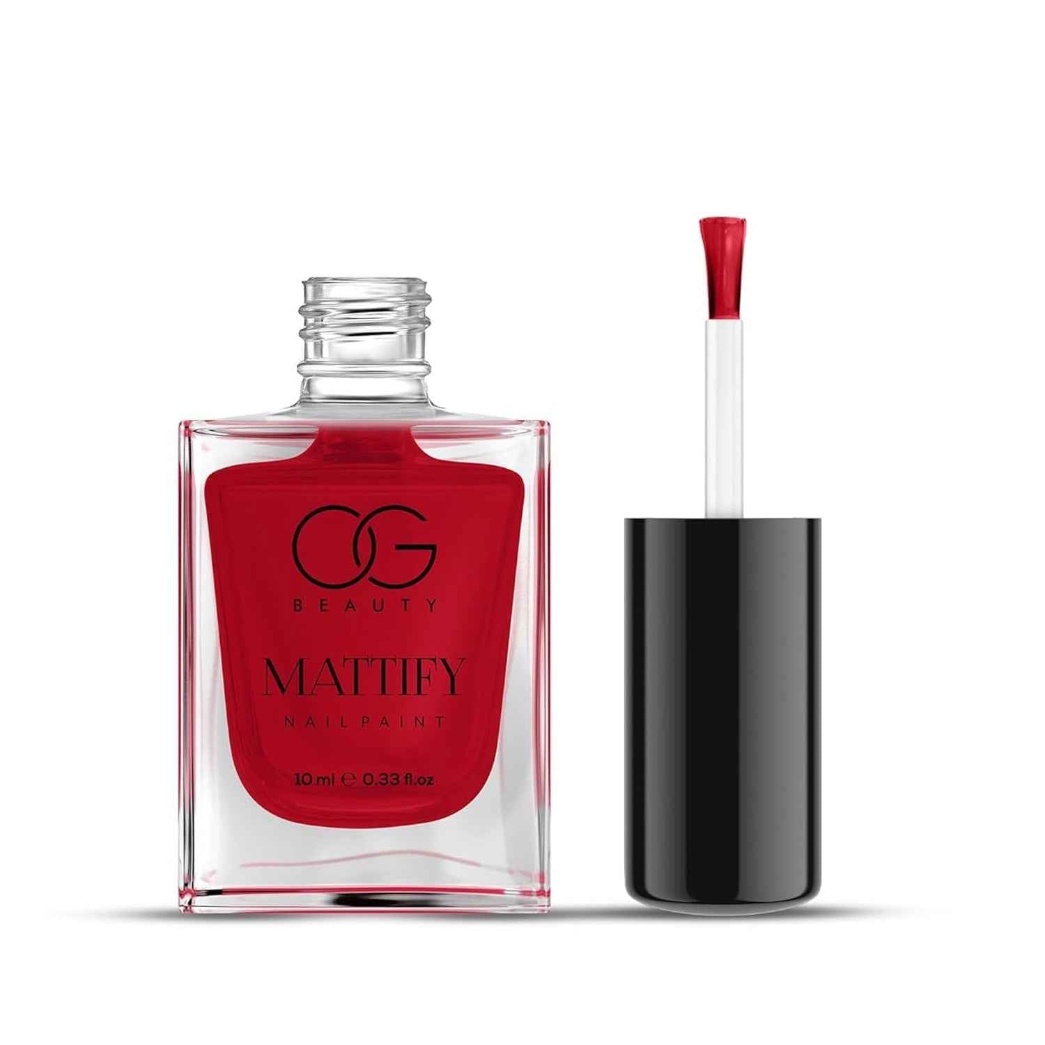 Red Matte Nail Polish – Quick Dry & Long-Lasting Finish