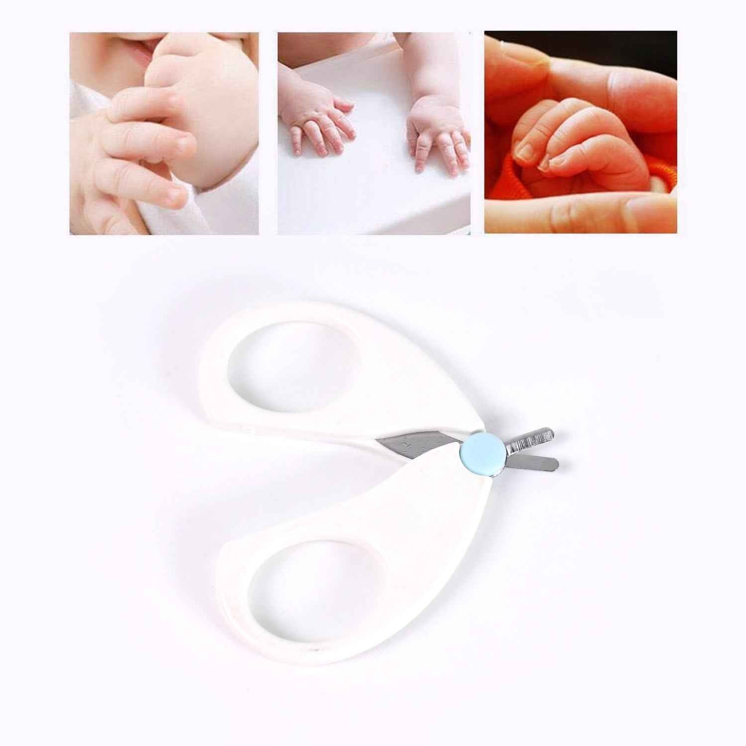 Durable baby safety nail cutter scissors for newborn nail trimming