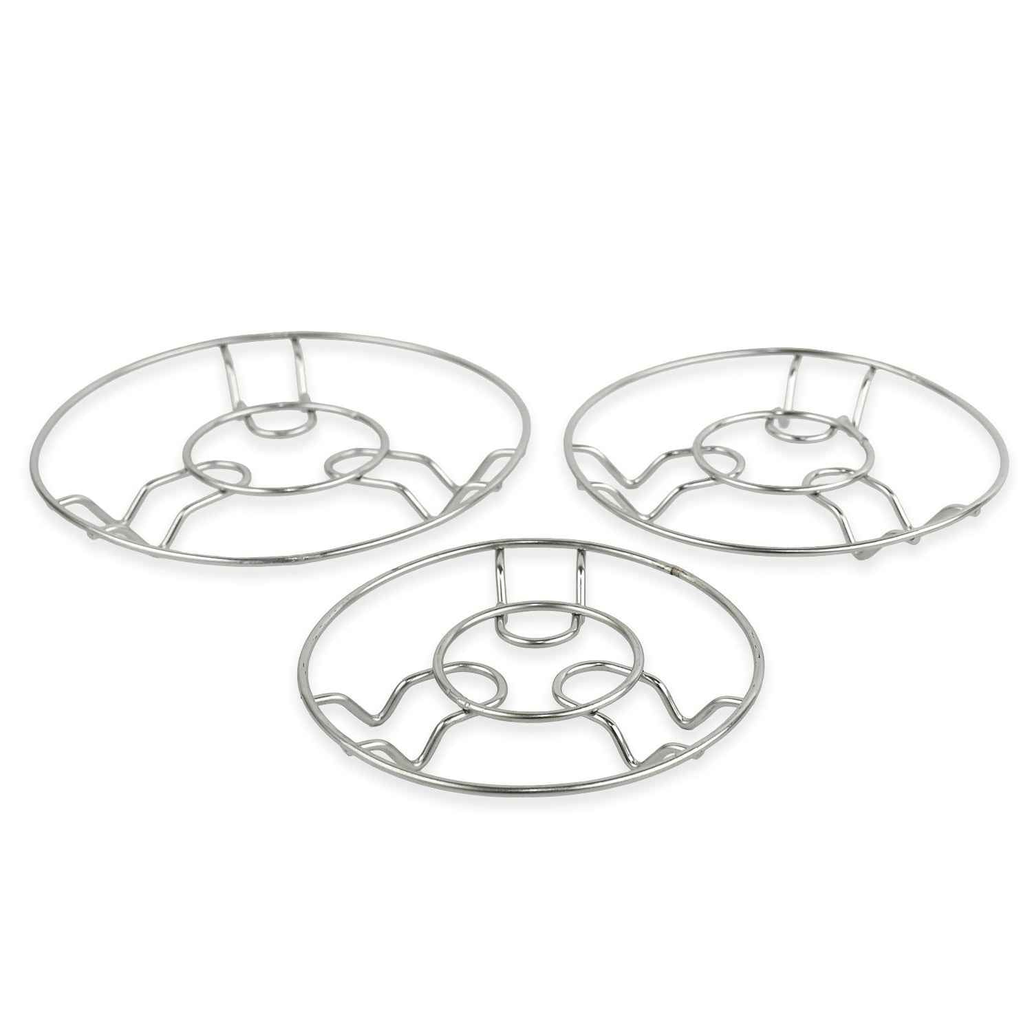 Stainless Steel Wire Trivet Set – Heat-Resistant 3-Pack
