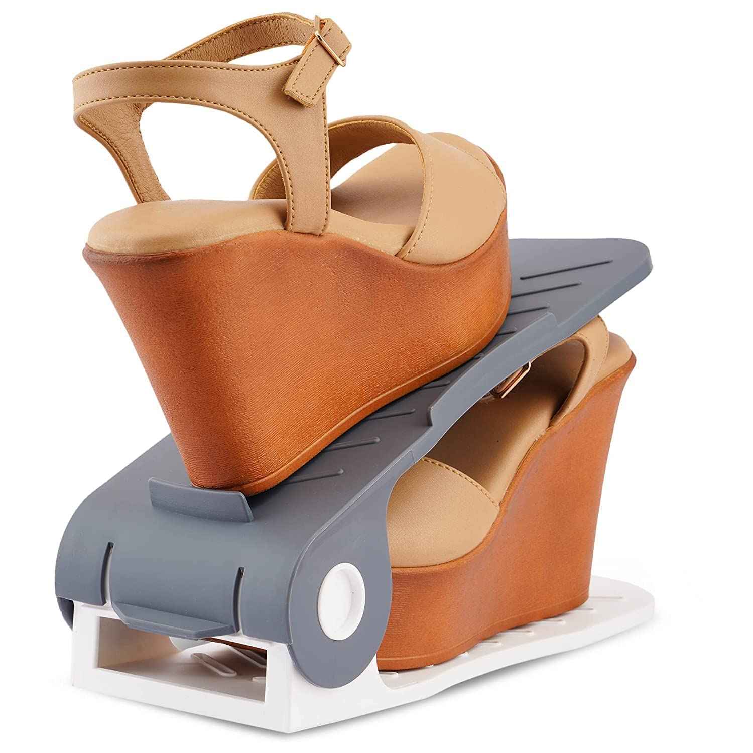 Adjustable Shoe Organizer – Space Saver Rack for Home | Organivo