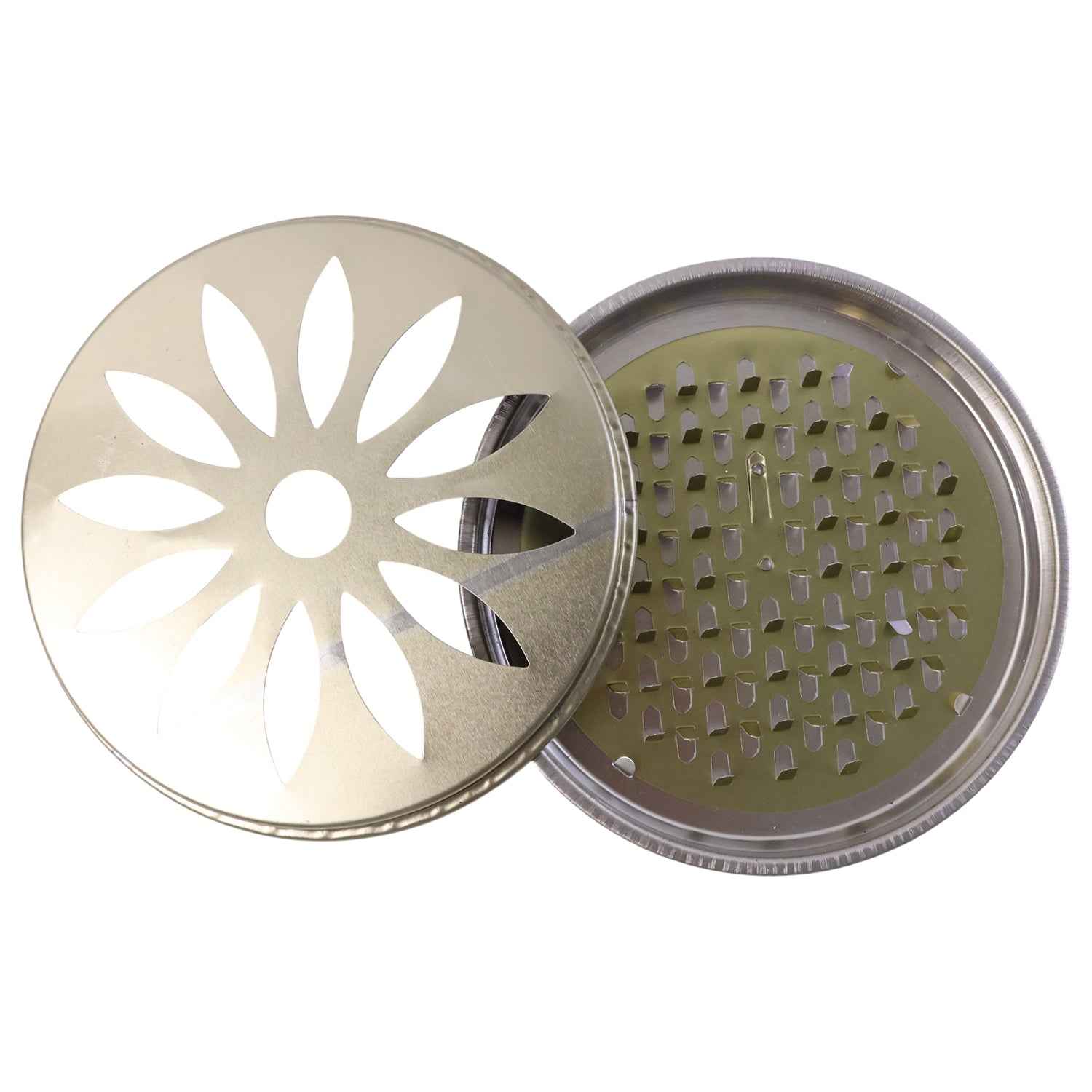 Metal Mosquito Coil Stand with Protective Cover – Durable and Safe