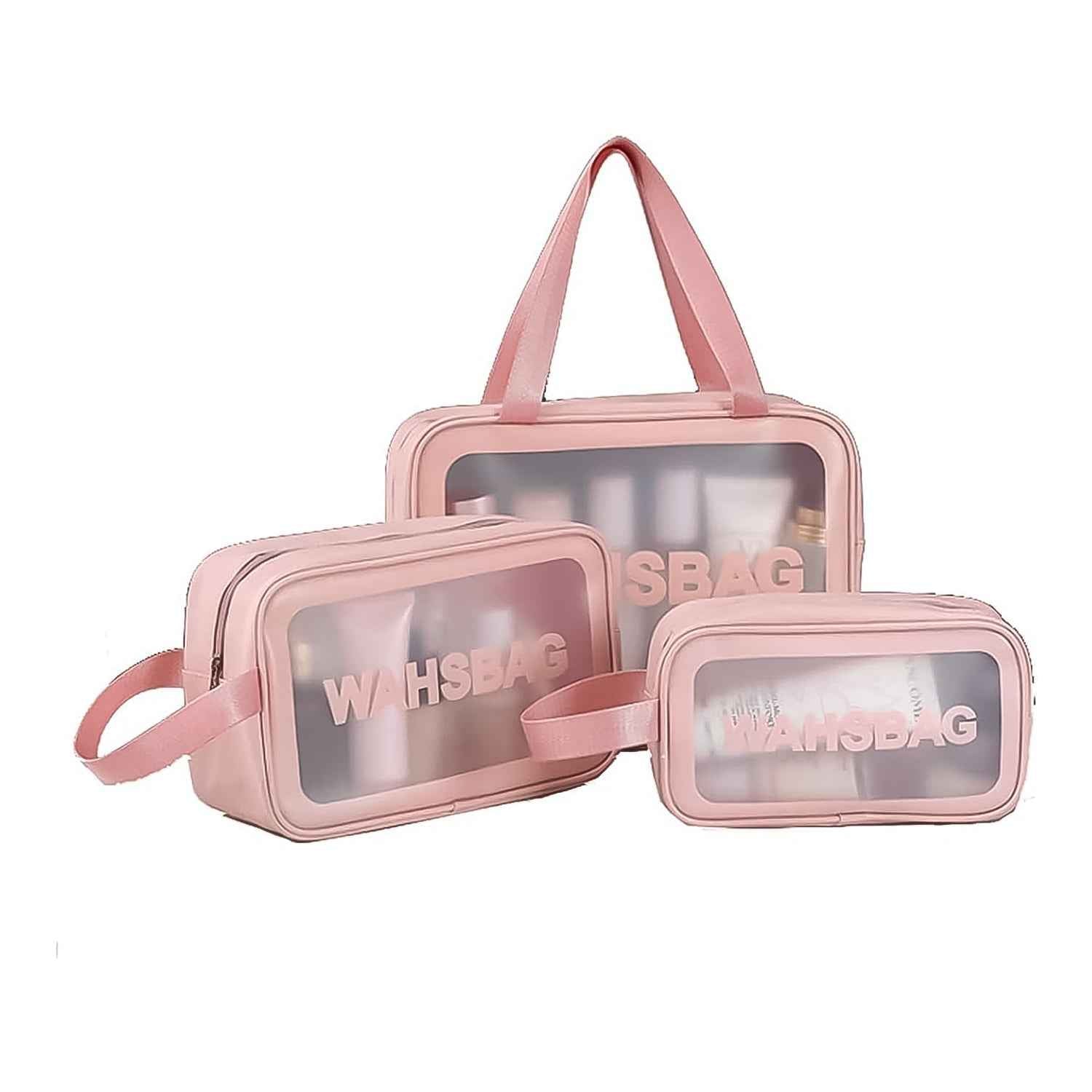 Cosmetic Pouch Set – Waterproof Travel Makeup Bags (Set of 3) | BeautyBare