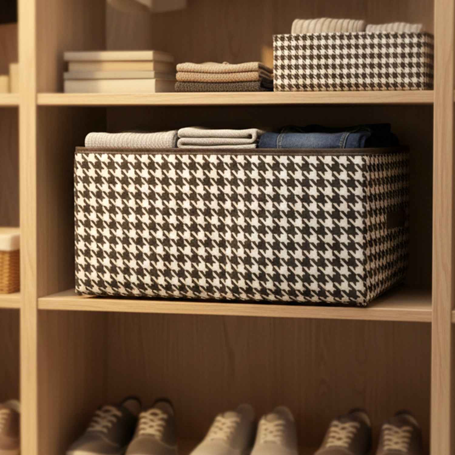 Foldable Fabric Storage Basket Ð Space-Saving Organiser for Home