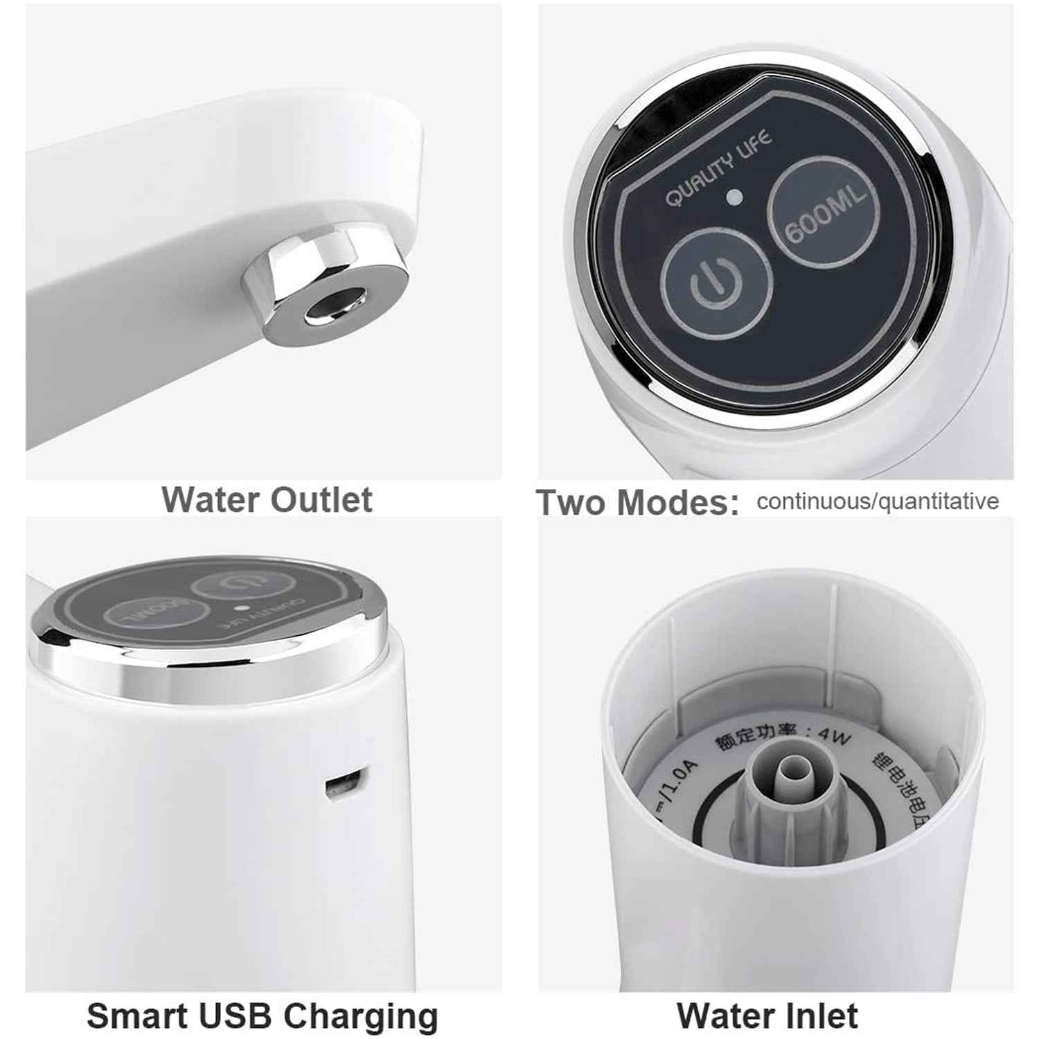 Portable Water Dispenser – Quiet USB Electric Pump for Home | FERVENT