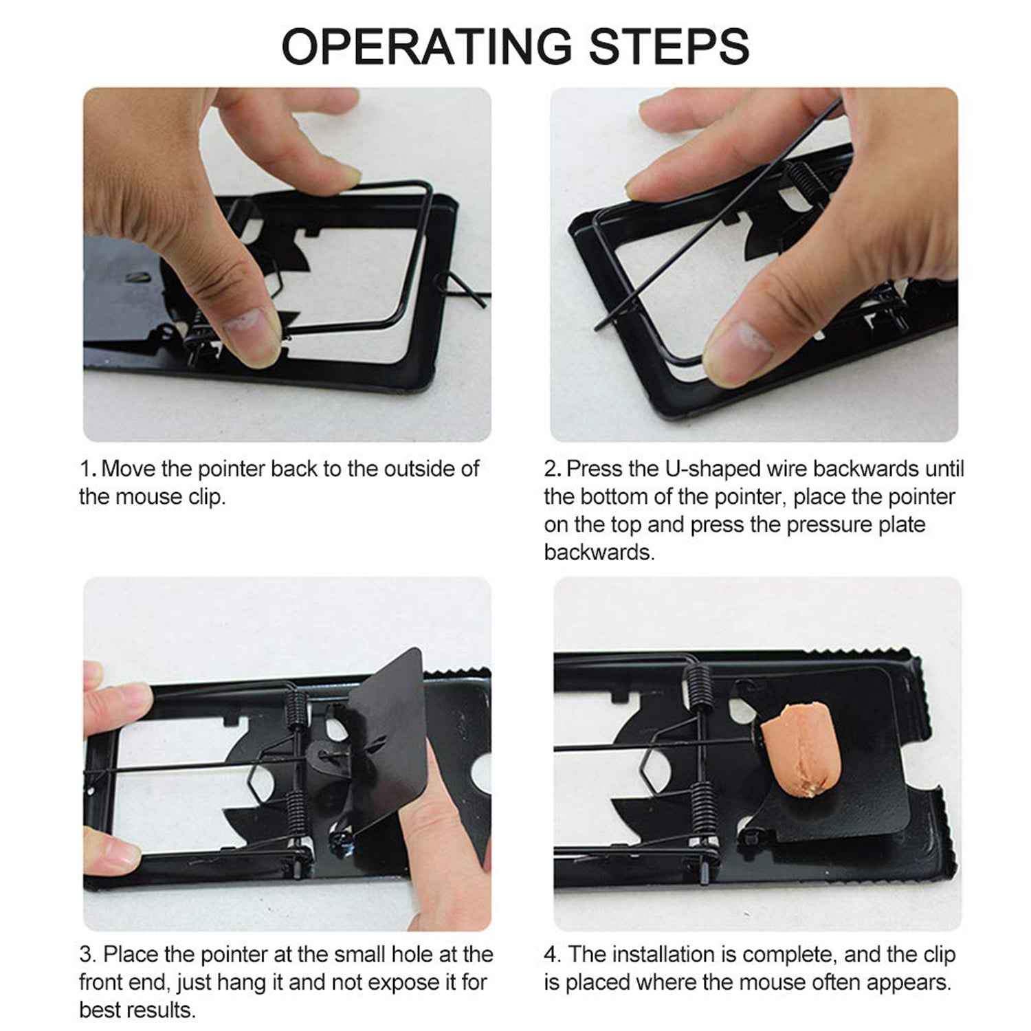 Mouse Trap – Reusable Metal Rodent Catcher for Quick Control (2 Pc)