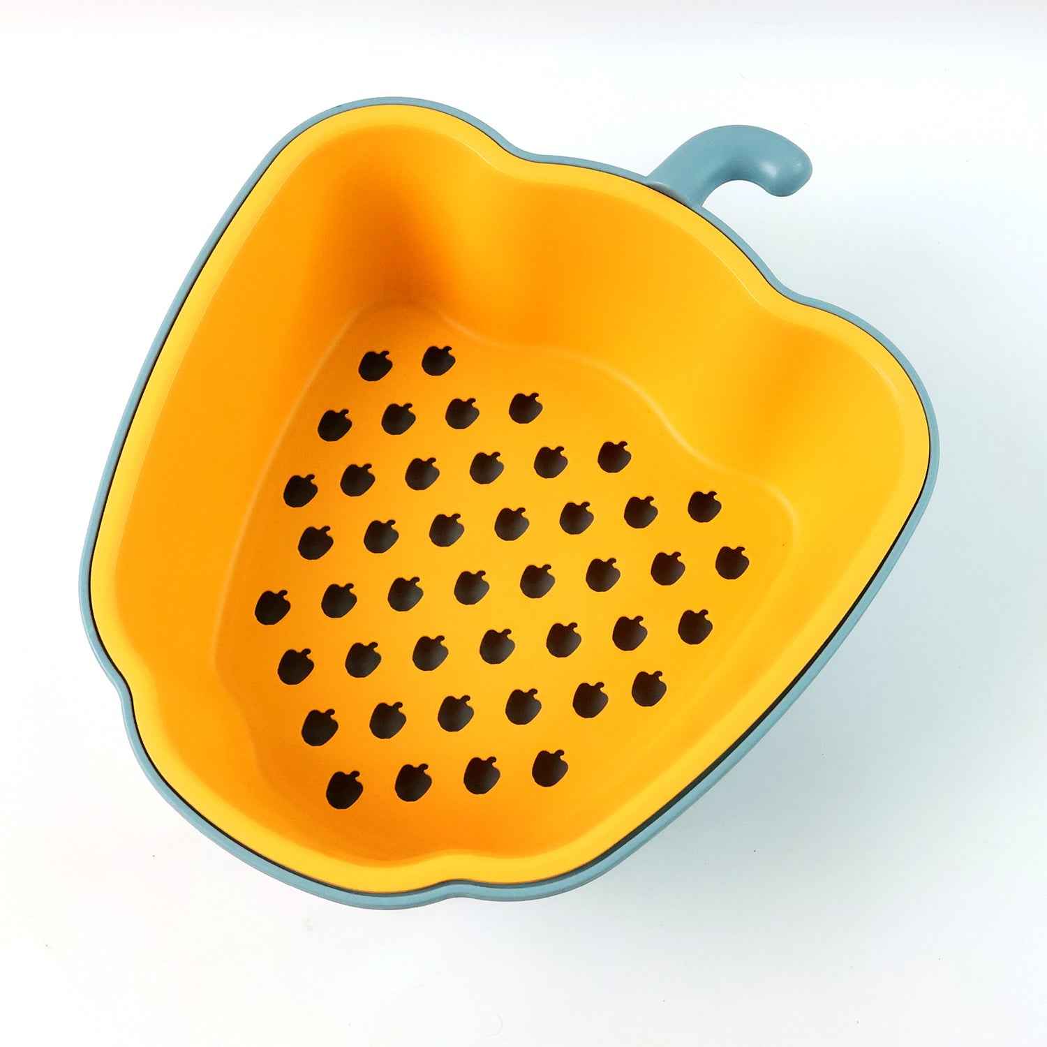 Pepper Shape Washing Bowl – 2-in-1 Draining & Serving Set