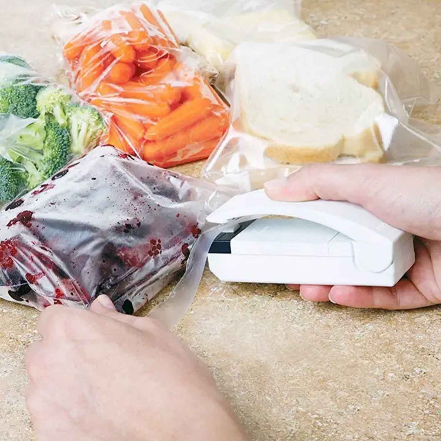 Plastic Bag Sealer – Mini Portable & Handy Sealing Machine | ChefAura