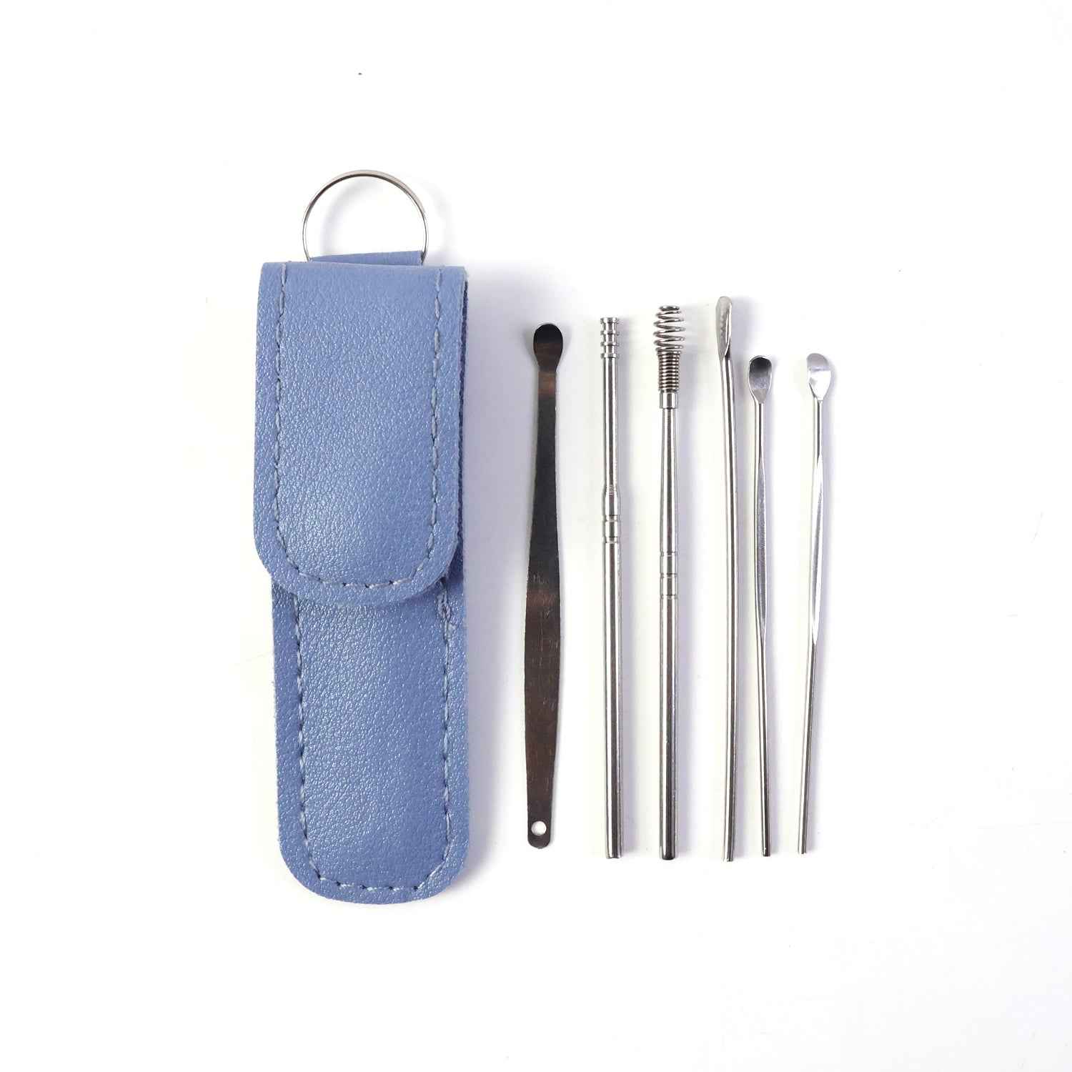 Stainless Steel Ear Cleaning Kit – 6-in-1 Precision Tools