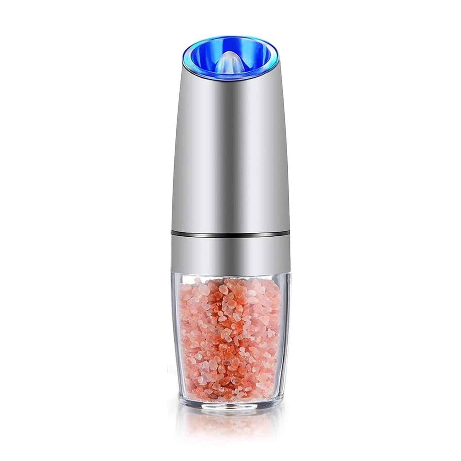 Automatic Gravity Salt and Pepper Grinder – Adjustable & LED Light