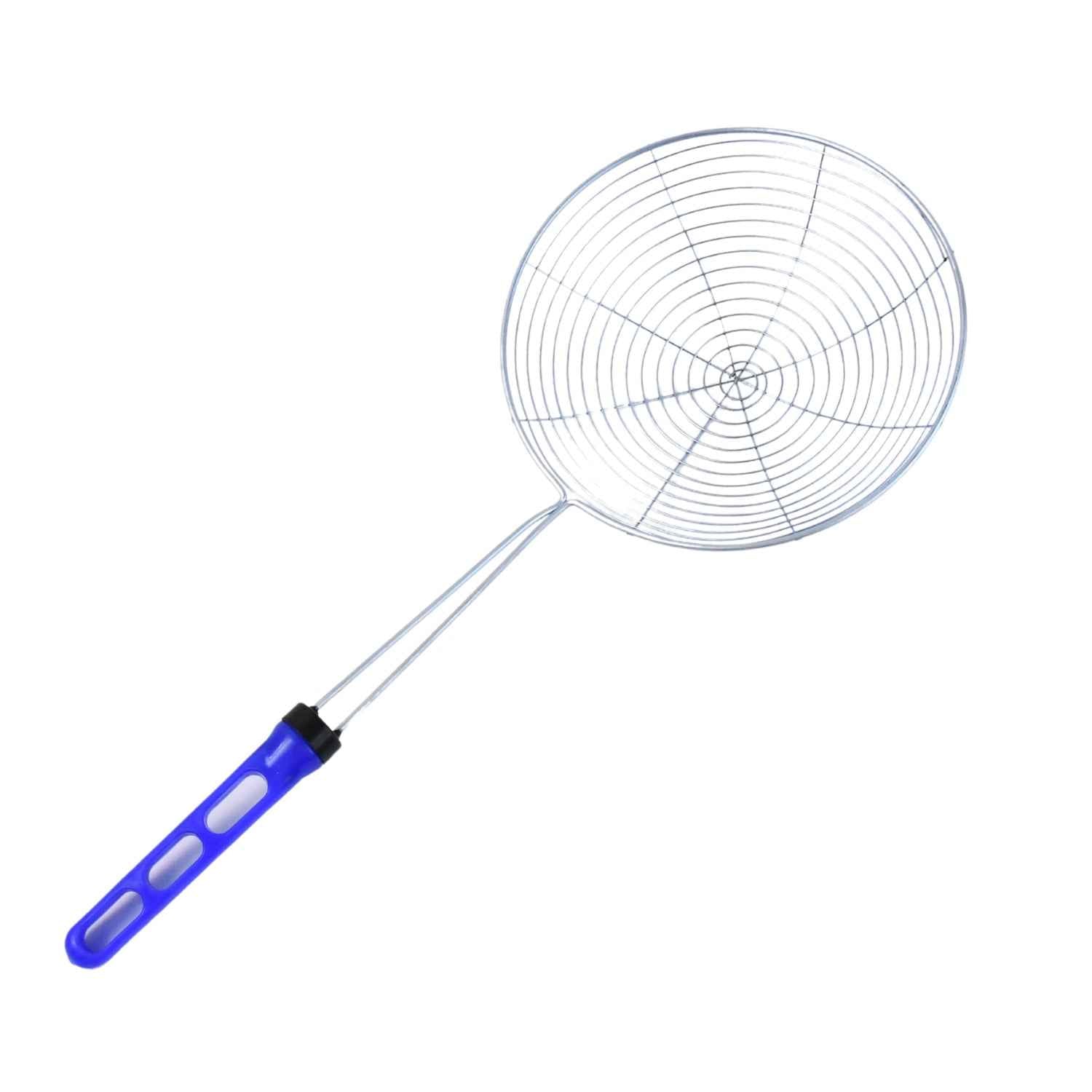 Stainless Steel Deep Fry Strainer – Large Size with Long Handle