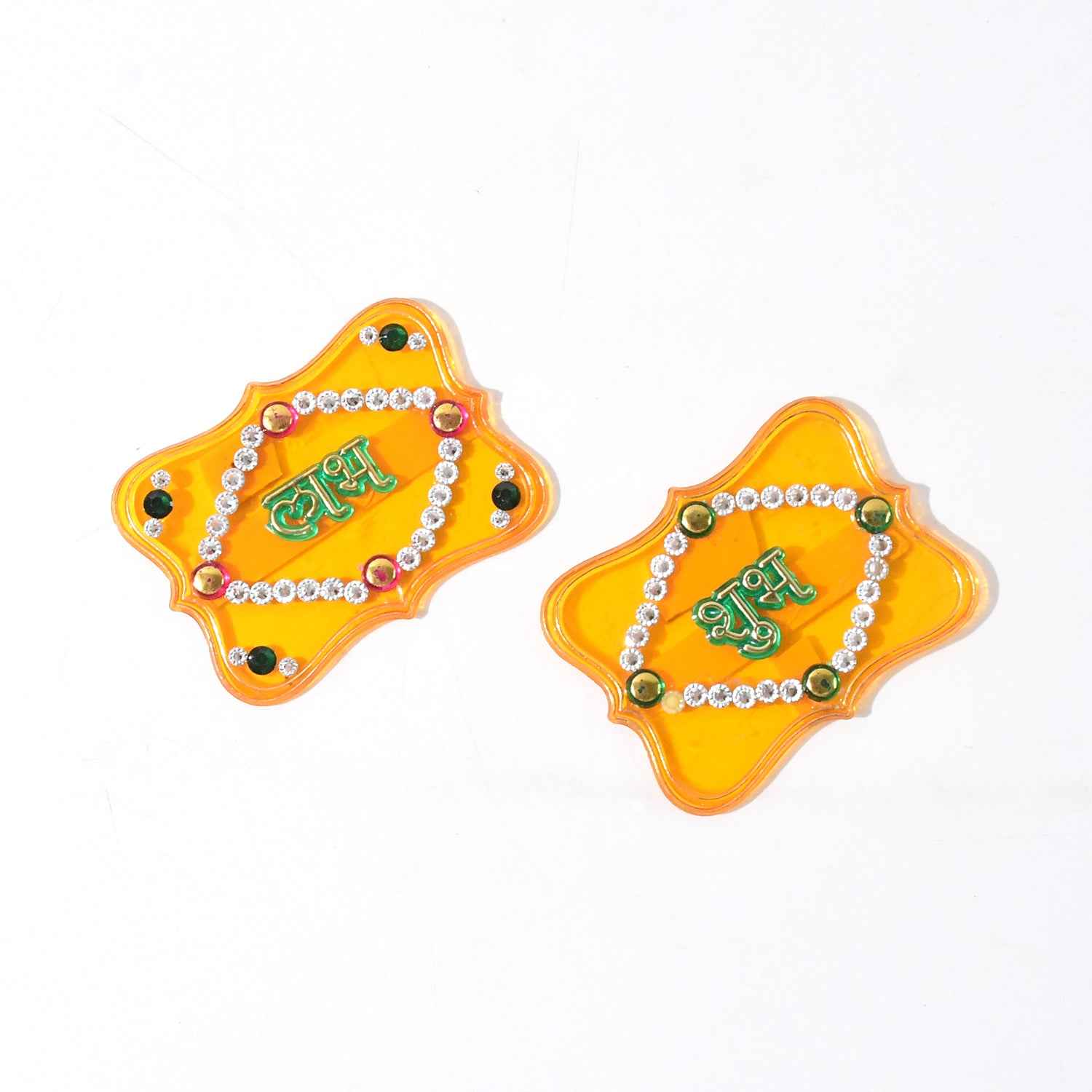 Shubh Labh Wall Hangings – Set of 2 Festive Decorative Pieces