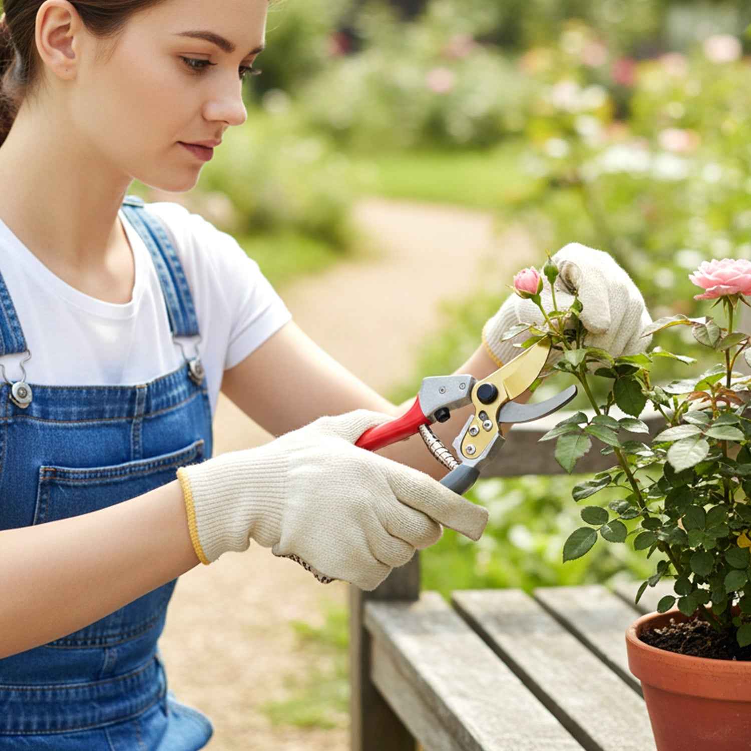 Garden Pruners – Heavy Duty 8-inch Scissor for Precise Cutting